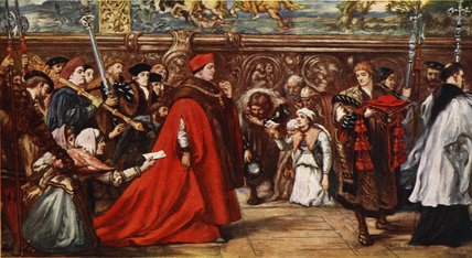 Cardinal Wolsey On His Way To Westminster Hall, — John Gilbert