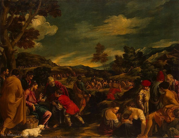 Miracle Of The Loaves And Fishes — Pedro Orrente