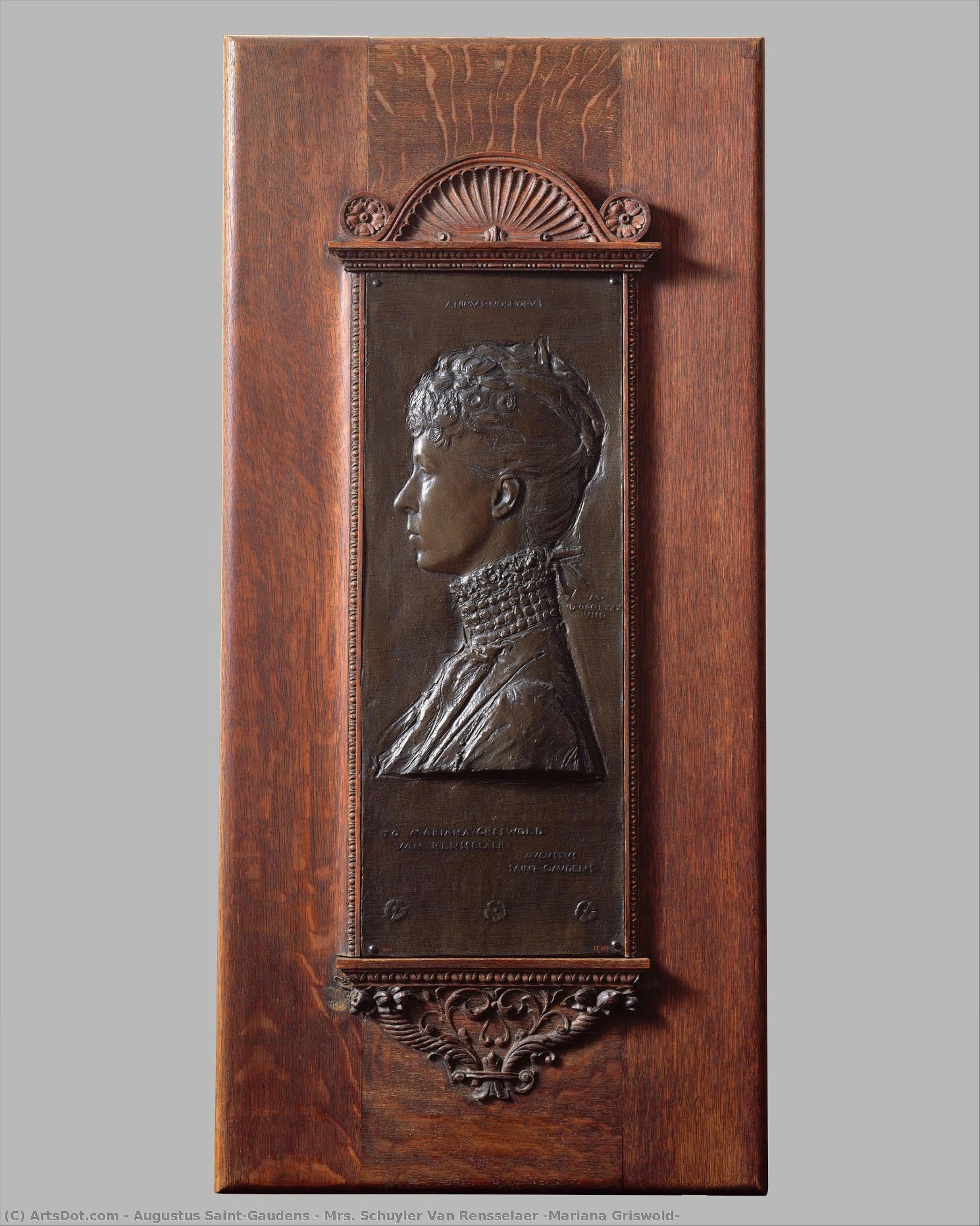 Mrs. Schuyler Van Rensselaer (mariana Griswold) — Augustus Saint-gaudens