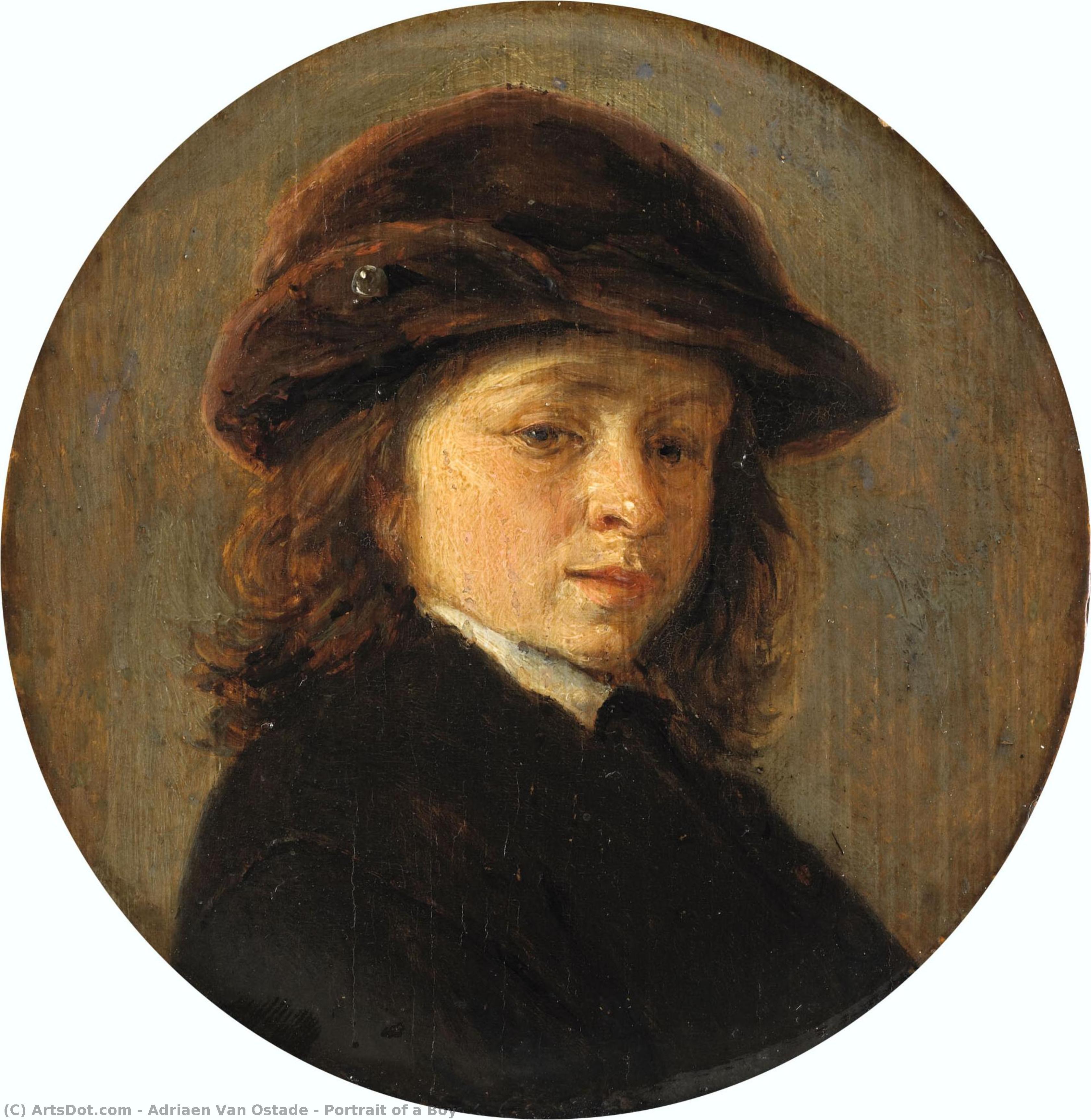 Portrait Of A Boy — Adriaen Van Ostade