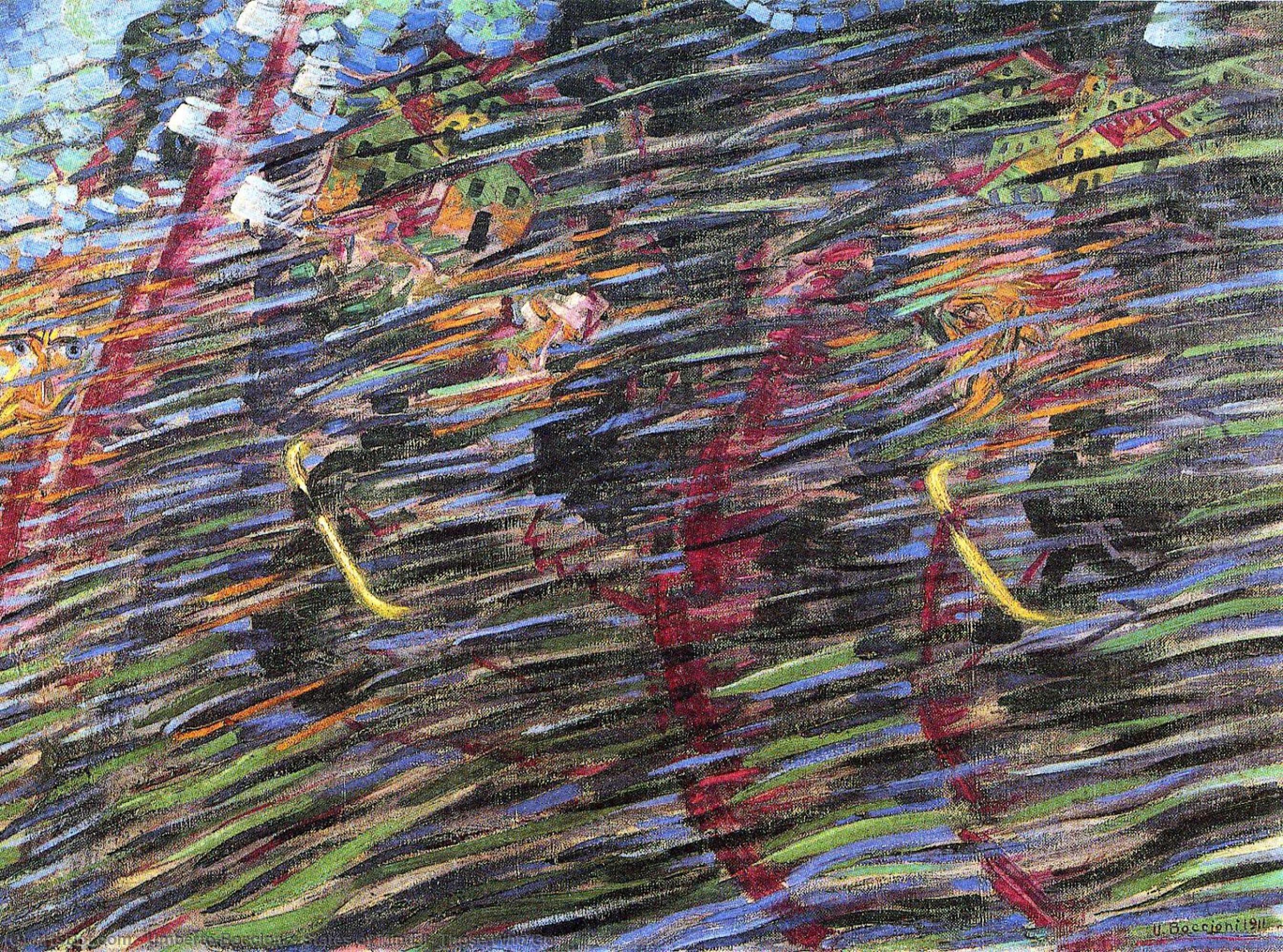 States Of Mind Ii: Those Who Go — Umberto Boccioni