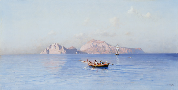 Look On Capri Of The Northern Side — Friedrich Nerly