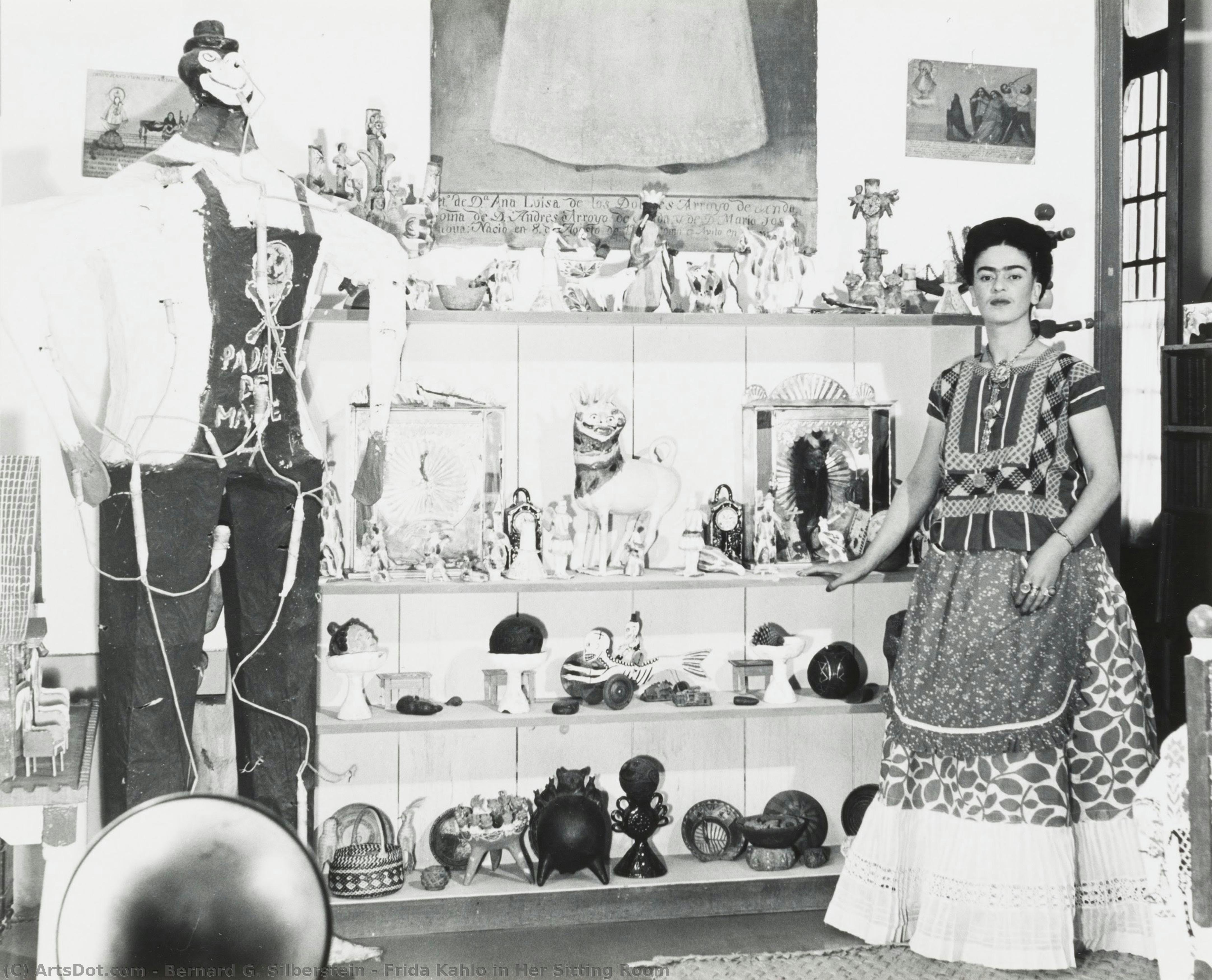 Frida Kahlo In Her Sitting Room — Bernard G. Silberstein