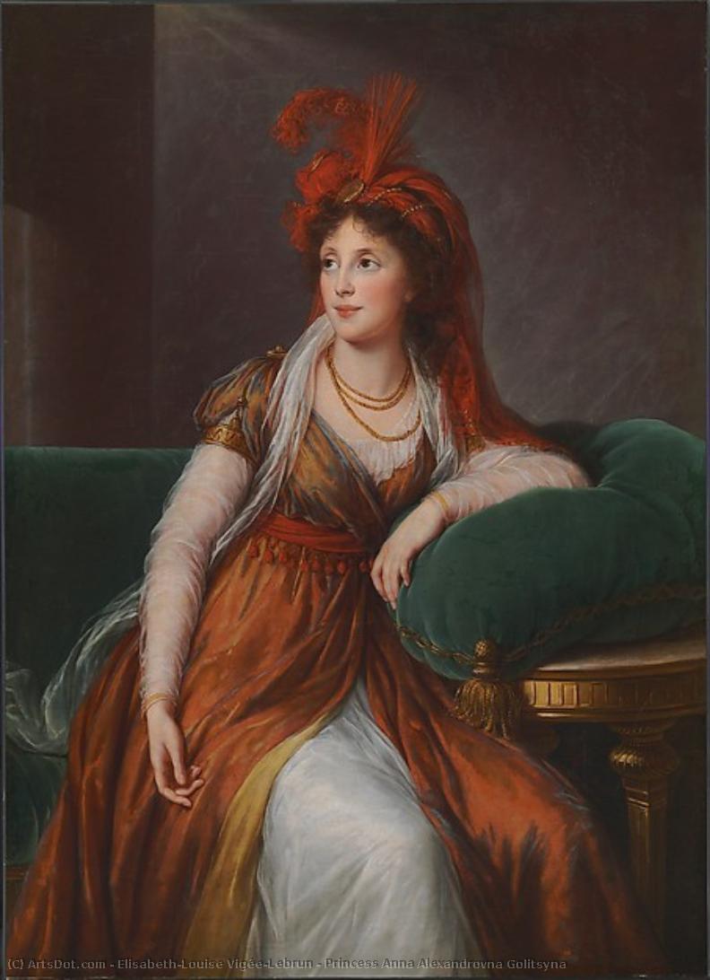Princess Anna Alexandrovna Golitsyna — Elisabeth-louise Vigée-lebrun