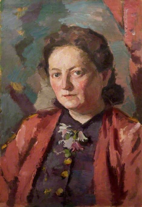 Portrait Of The Wife Of The Artist — Theodor Kern