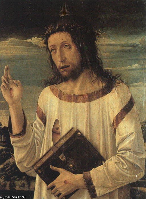 Christ's Blessing, Louvre — Giovanni Bellini