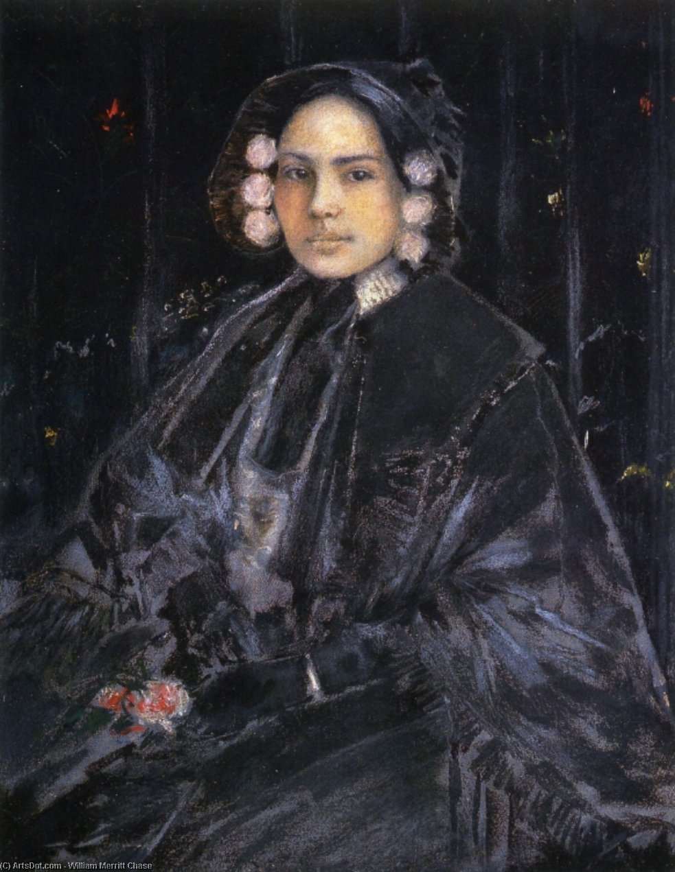 Portrait Of Mrs. Julius Erson — William Merritt Chase