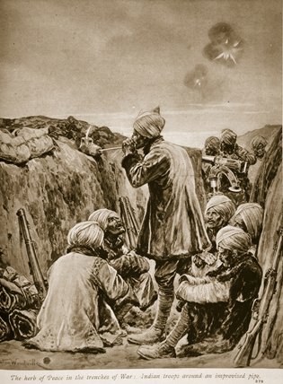 The Herb Of Peace In The Trenches Of War — Richard Caton Woodville