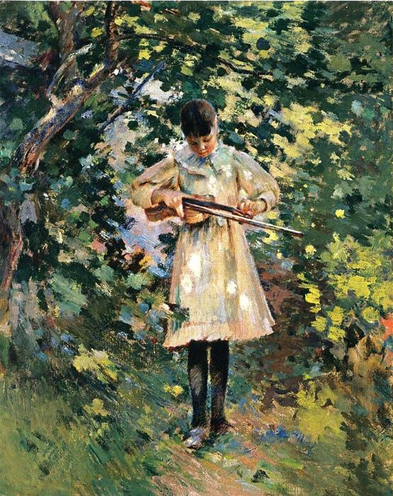 The Young Violinist (aka Margaret Perry) — Theodore Robinson
