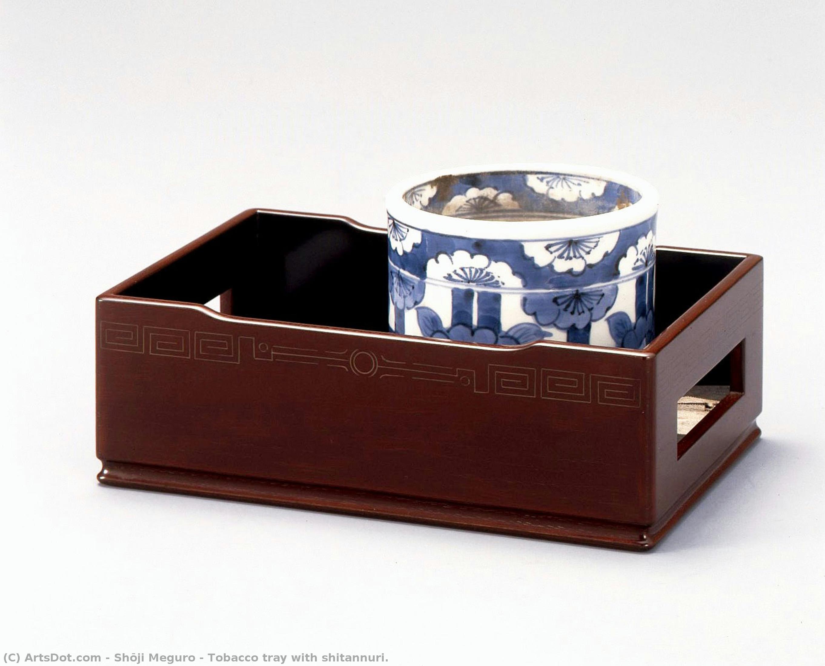 Tobacco Tray With Shitannuri. — Shōji Meguro
