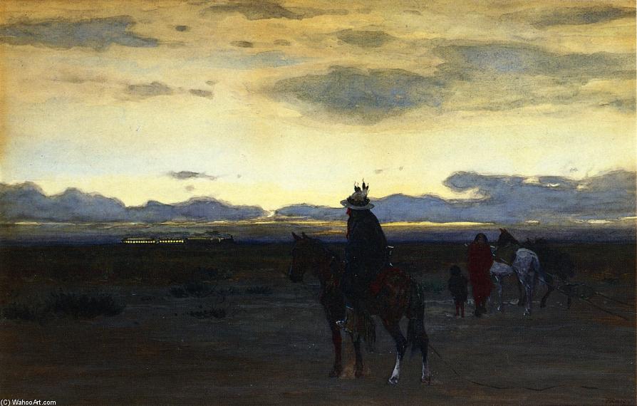 Intruder On The Plains — Henry F Farny