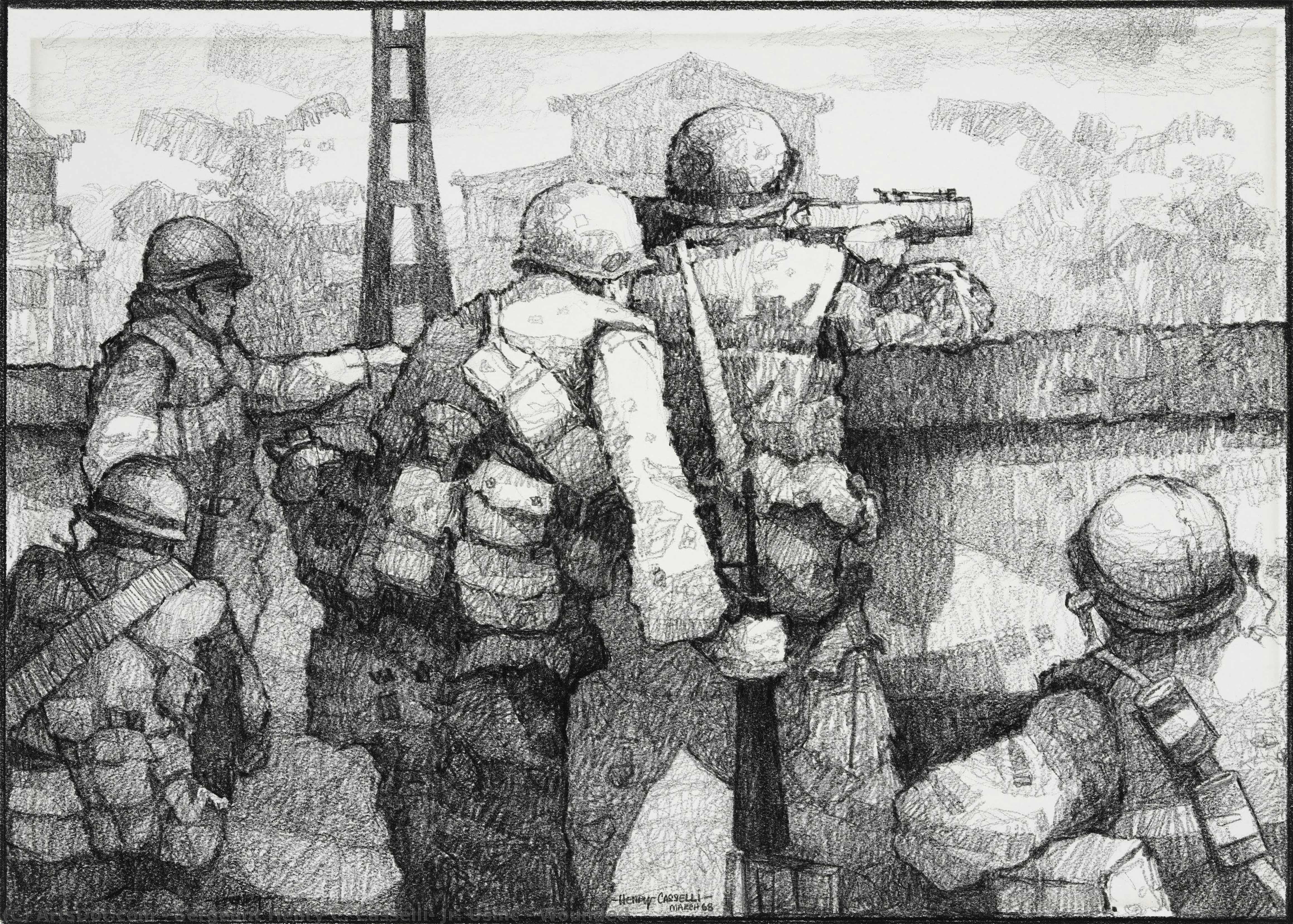 Wounded — Sergeant Henry C. Casselli, Jr. Usmc