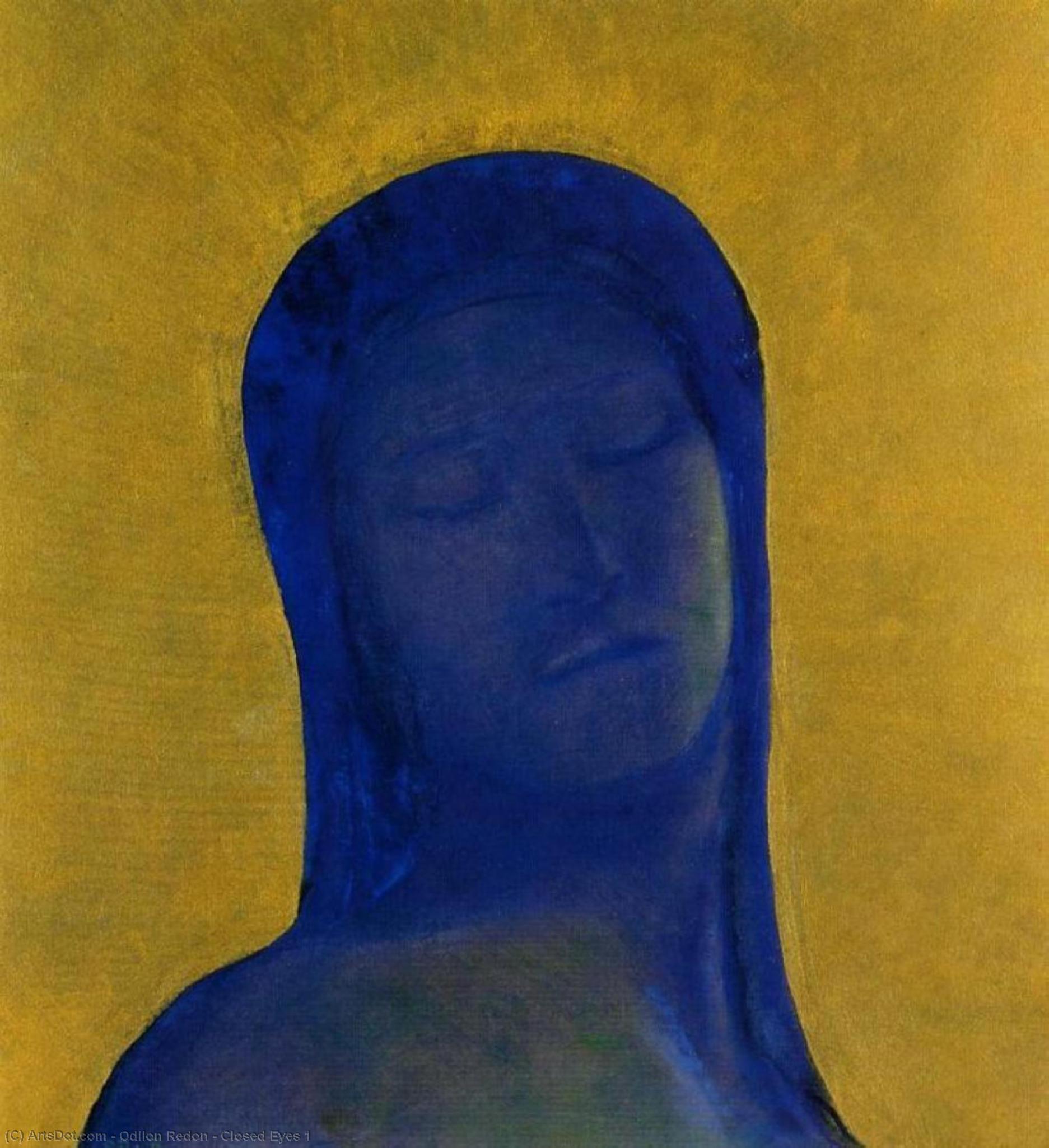 Closed Eyes 1 — Одилон Редон