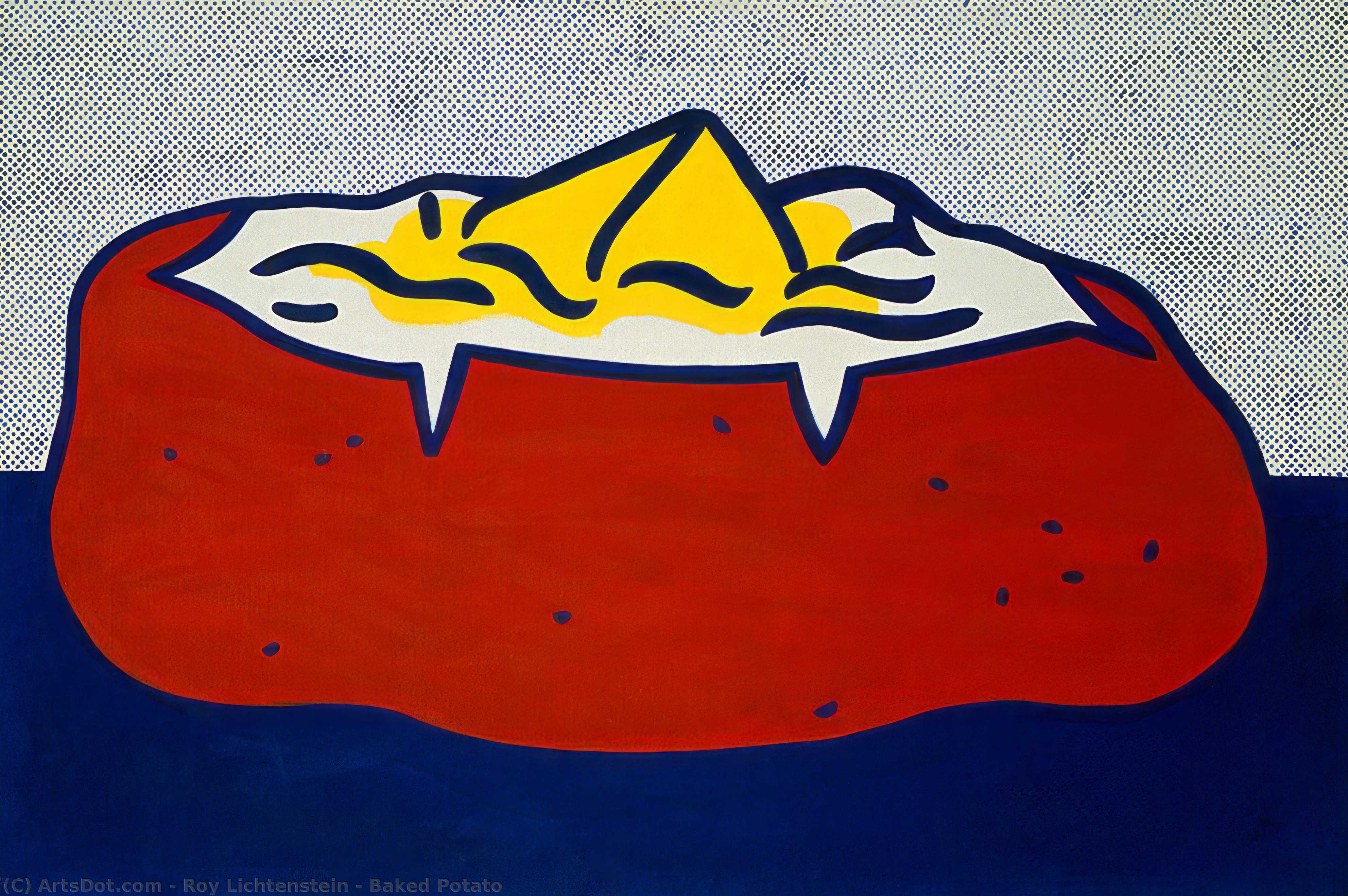 Gebackener Kartoffel — Roy Lichtenstein