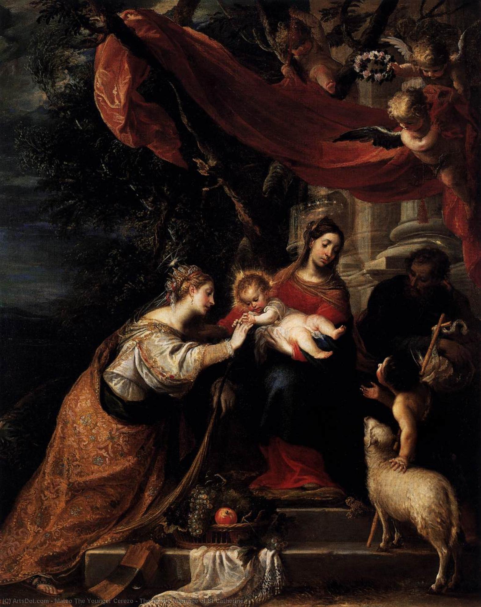 The Mystic Marriage Of St Catherine — Mateo The Younger Cerezo