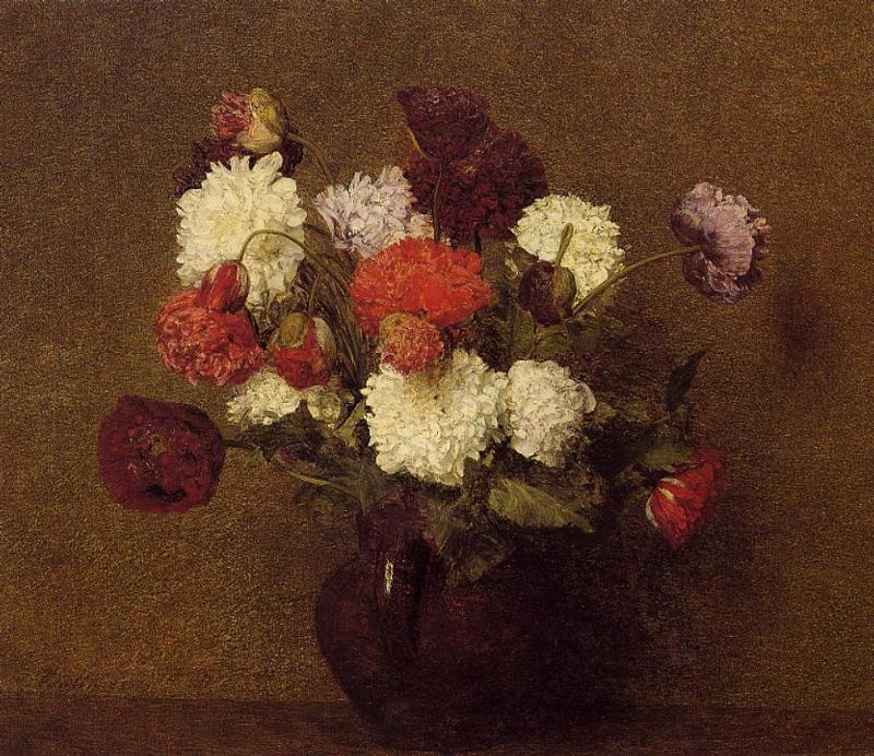 Flowers. Poppies — Henri Fantin-latour