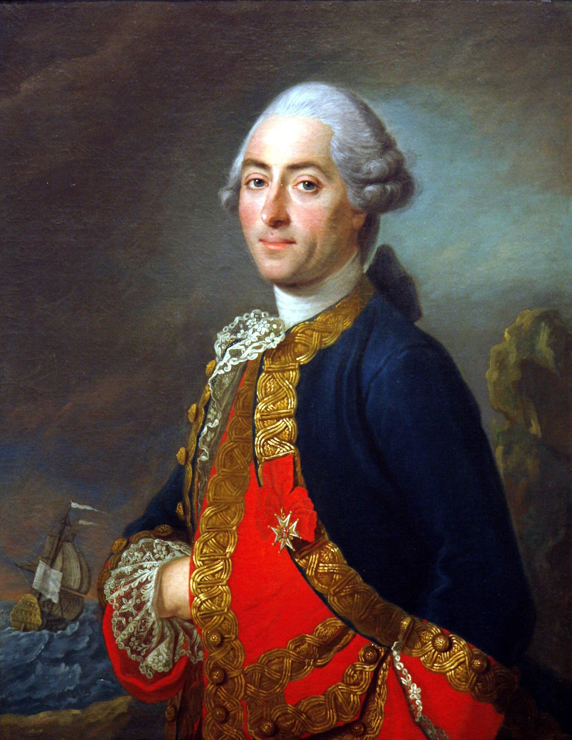 Portrait Of Louis-philippe De Vaudreuil (1724-1802) — Claude Arnulphy
