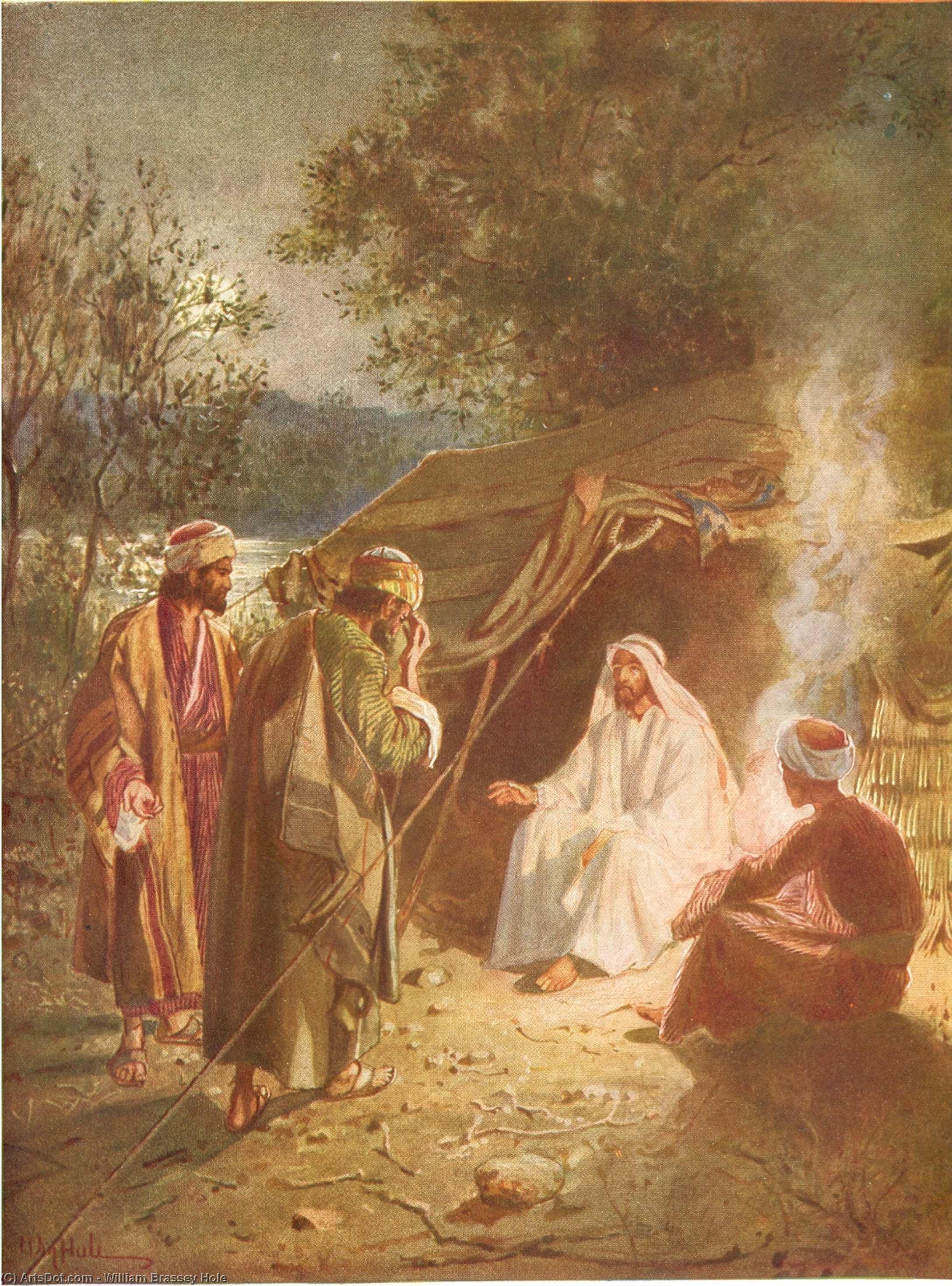 Jesus's Lodging On The Banks Of The Jordan — Виљем Браси Хоул