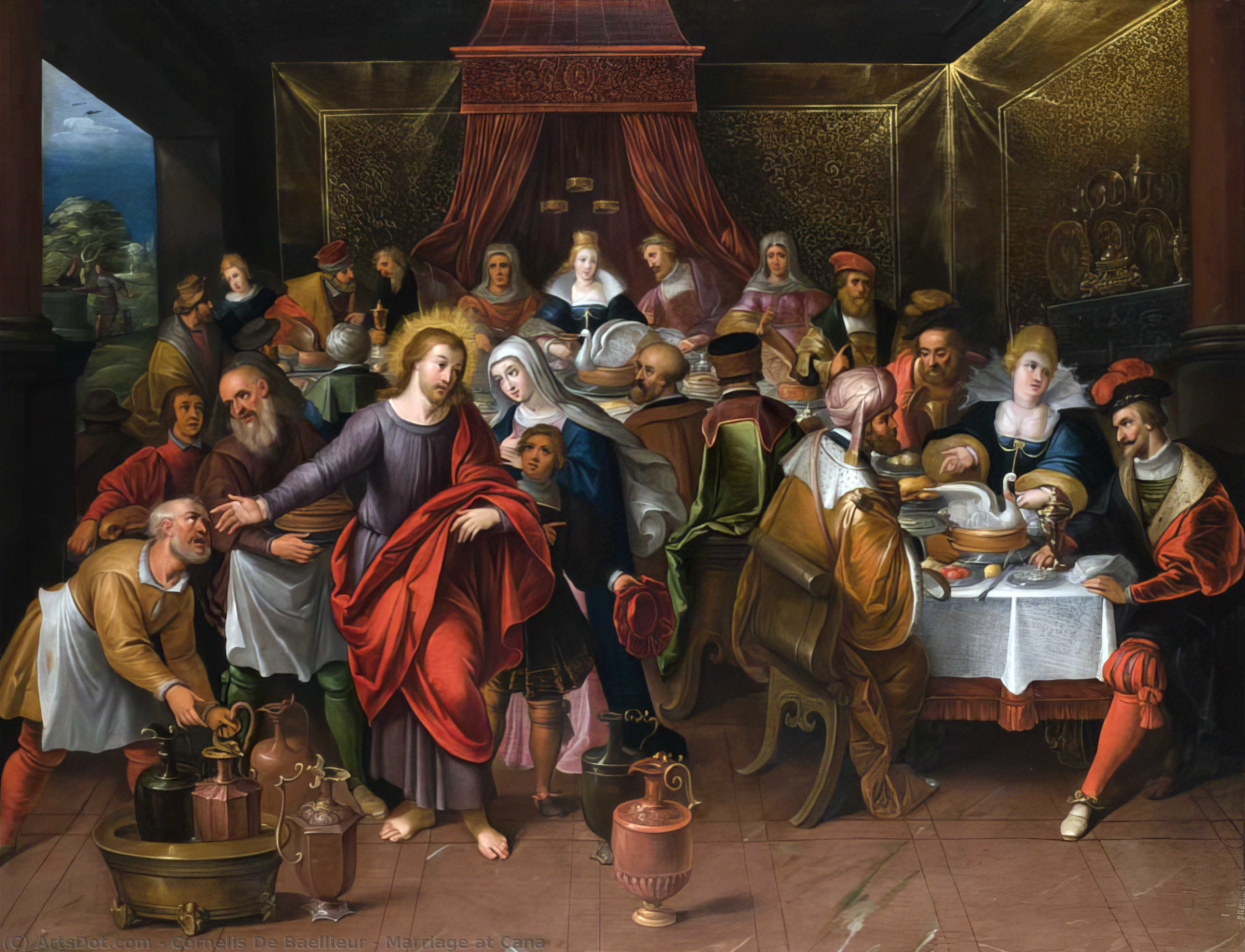 Marriage At Cana — Cornelis De Baellieur