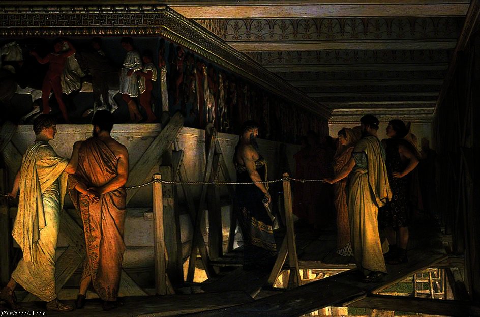 Pheidias And The Frieze Of The Parthenon — Lourens Alma Tadema