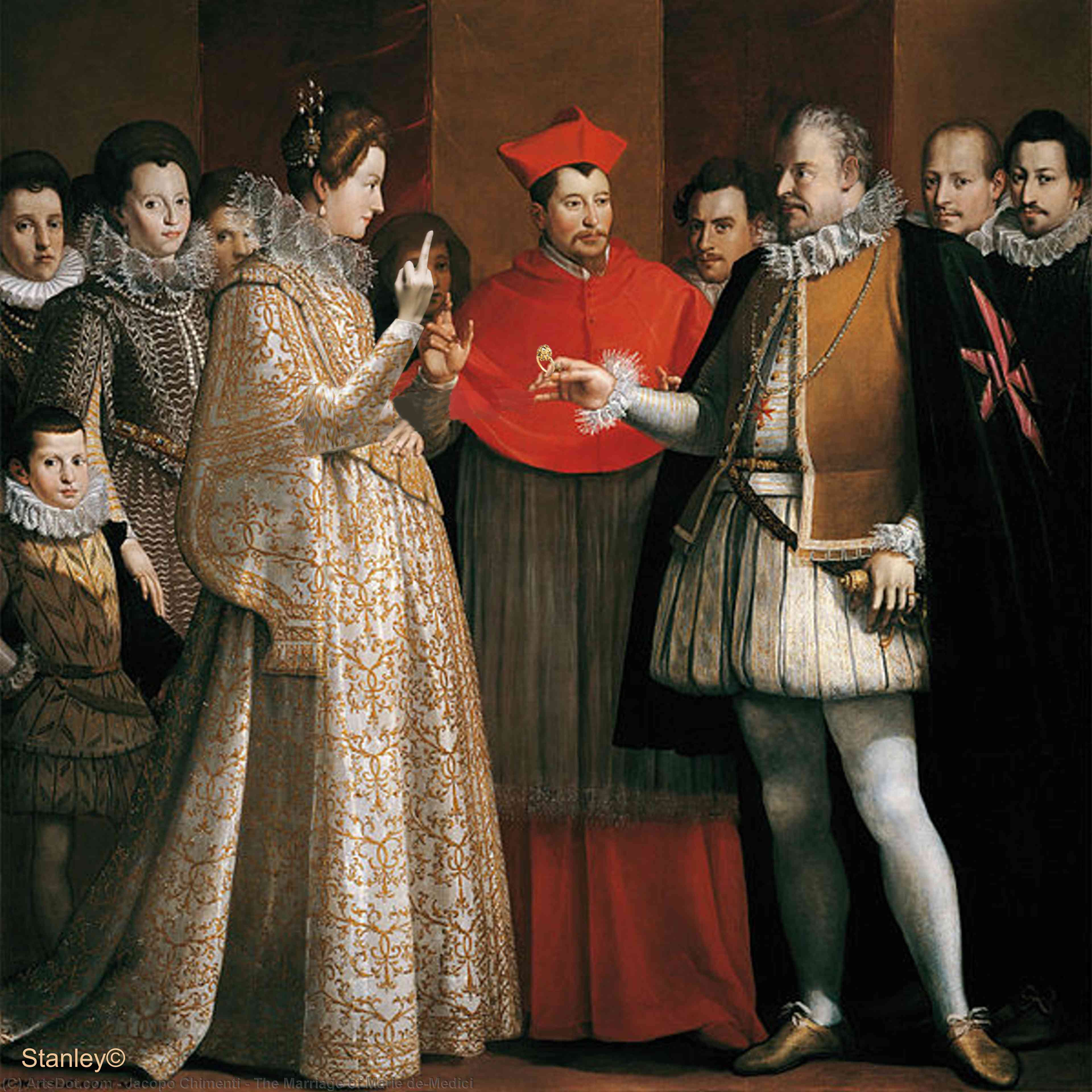 The Marriage Of Marie De'medici — Jacopo Chimenti