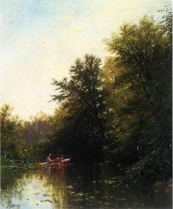 On The Mill Stream — Alfred Thompson Bricher