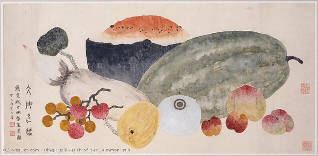Dish Of Iced Summer Fruit — Ding Fuzhi
