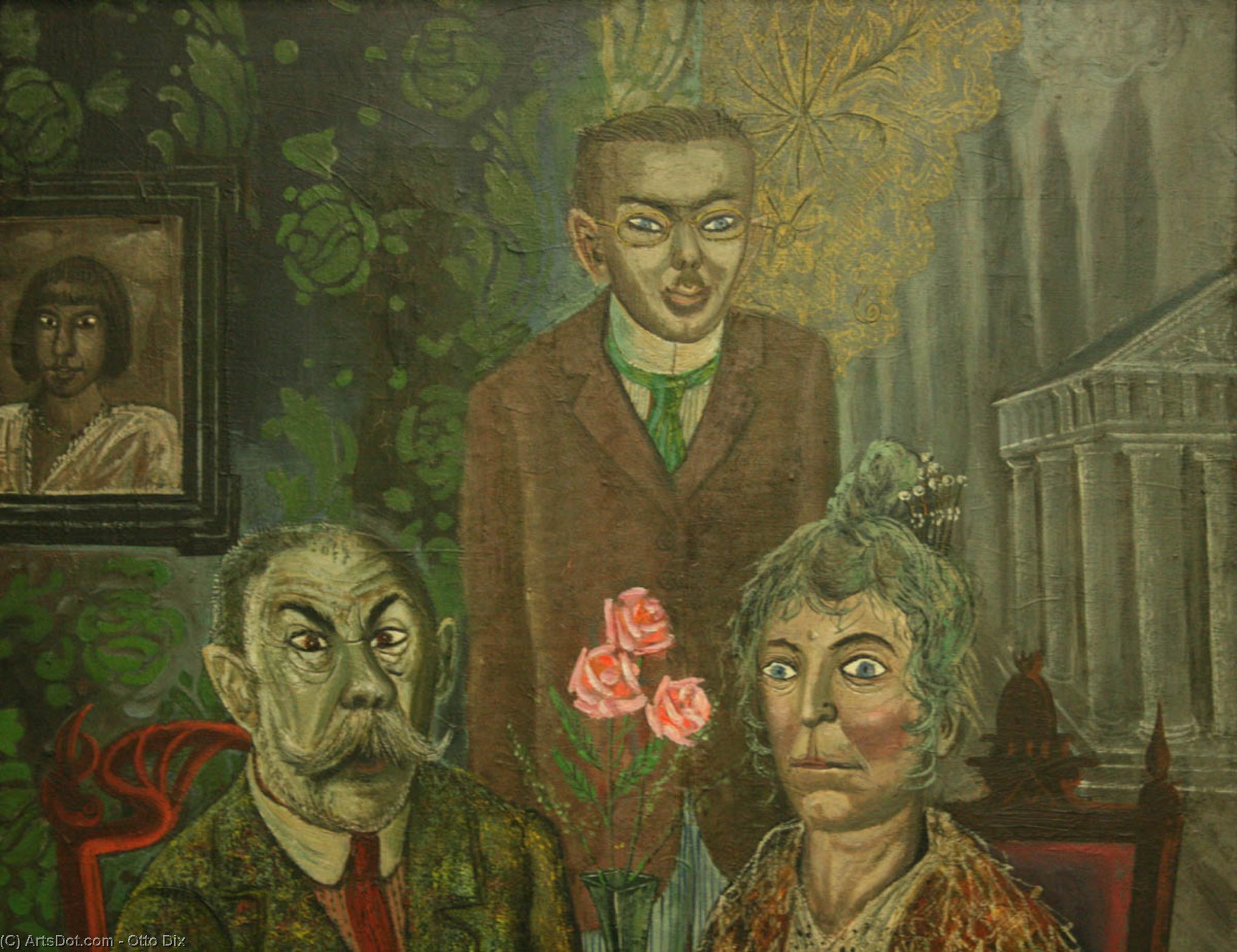 Family Of The Painter Adalbert Trillhaase — Otto Dix