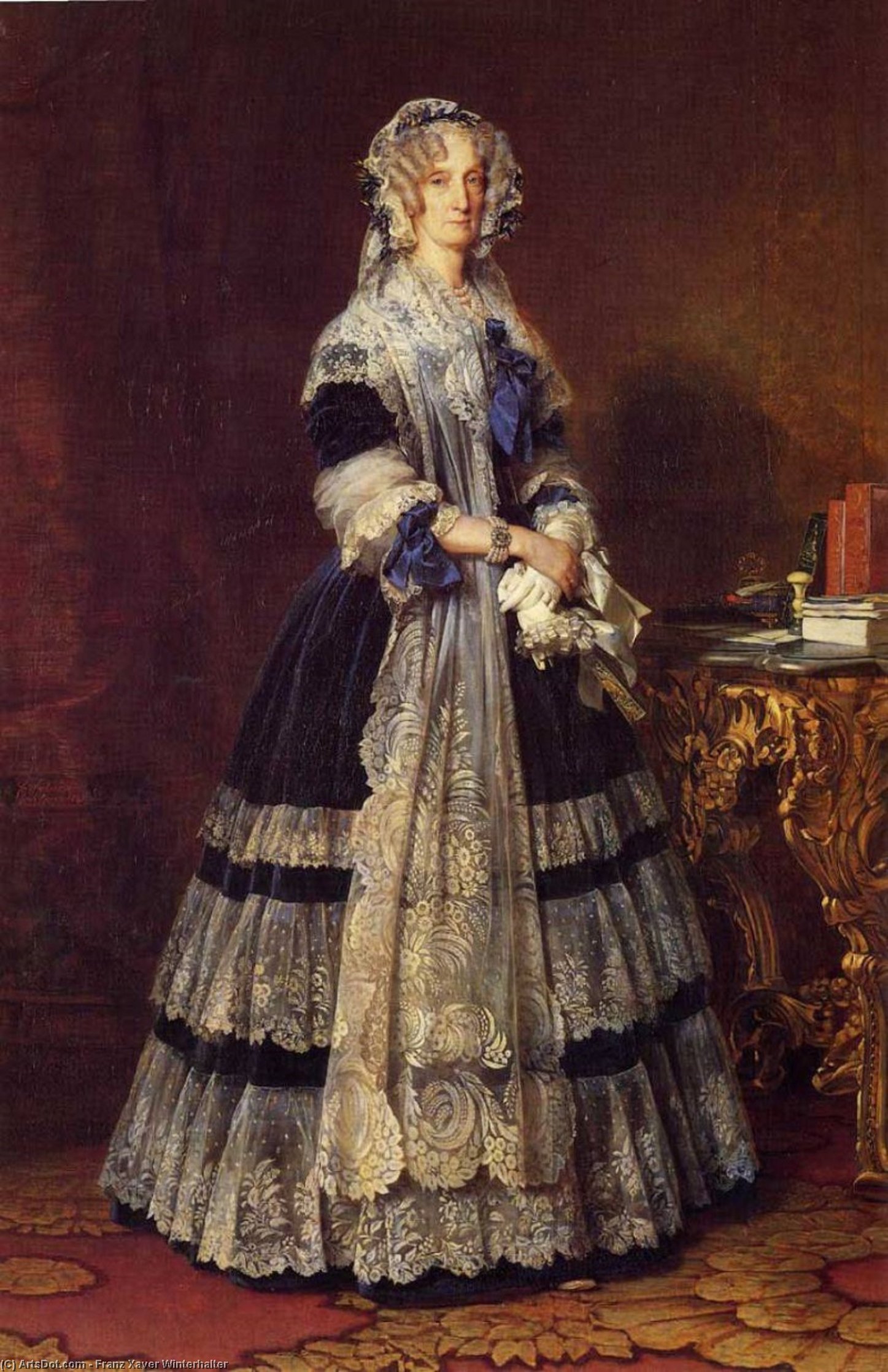 Queen Marie Amelie — Franz Xavier Winterhalter