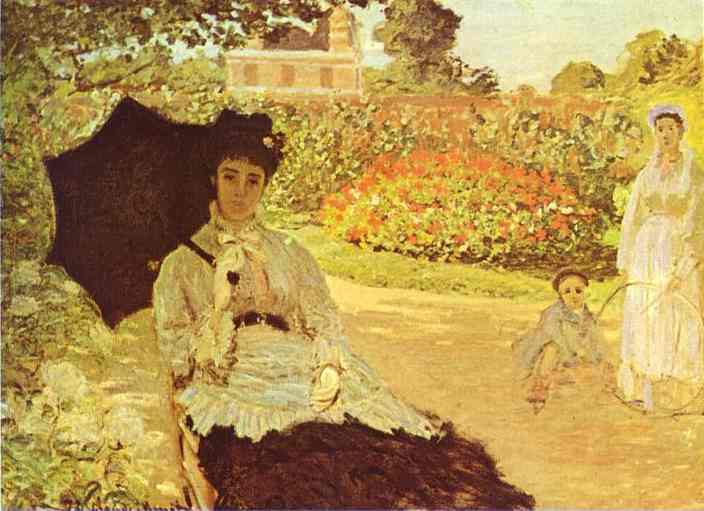 Camille Monet In The Garden — Claude Monet