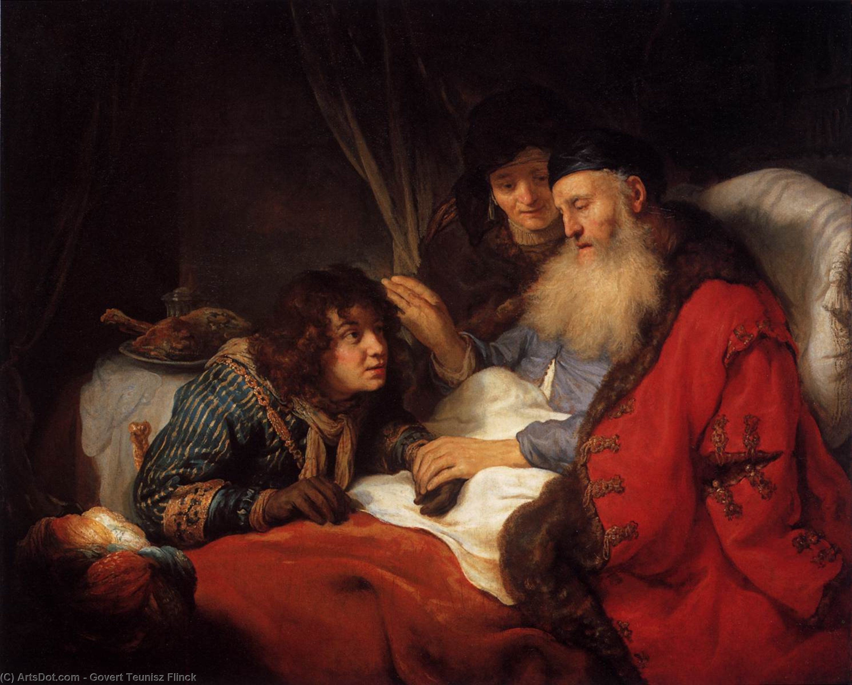 Isaac Blessing Jacob — Govert Teunisz Flinck