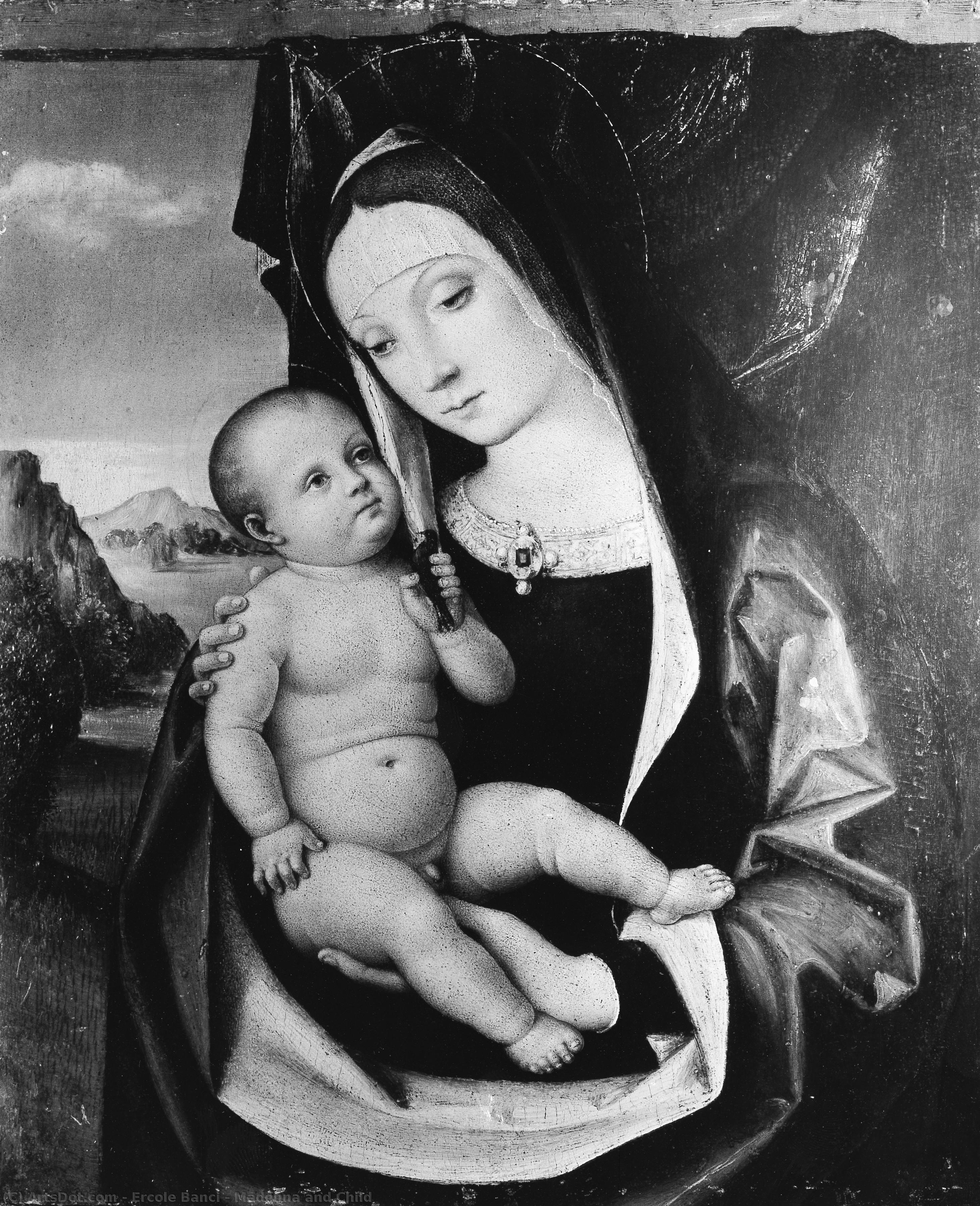 Madonna And Child — Ercole De Banzi, Ercole Da Bologna, Hercule De Banciis And Hercules Banciis