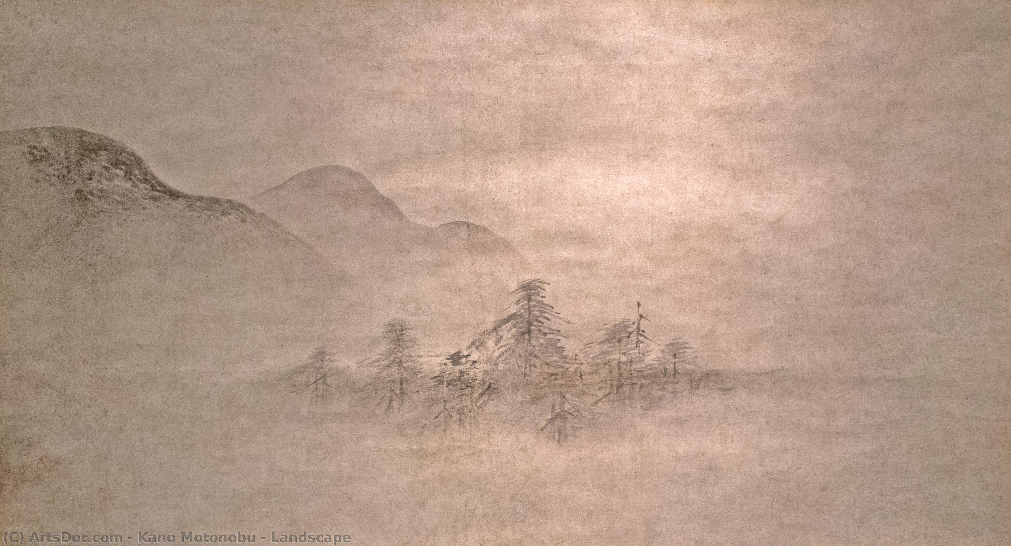 Landscape — Kano Motonobu