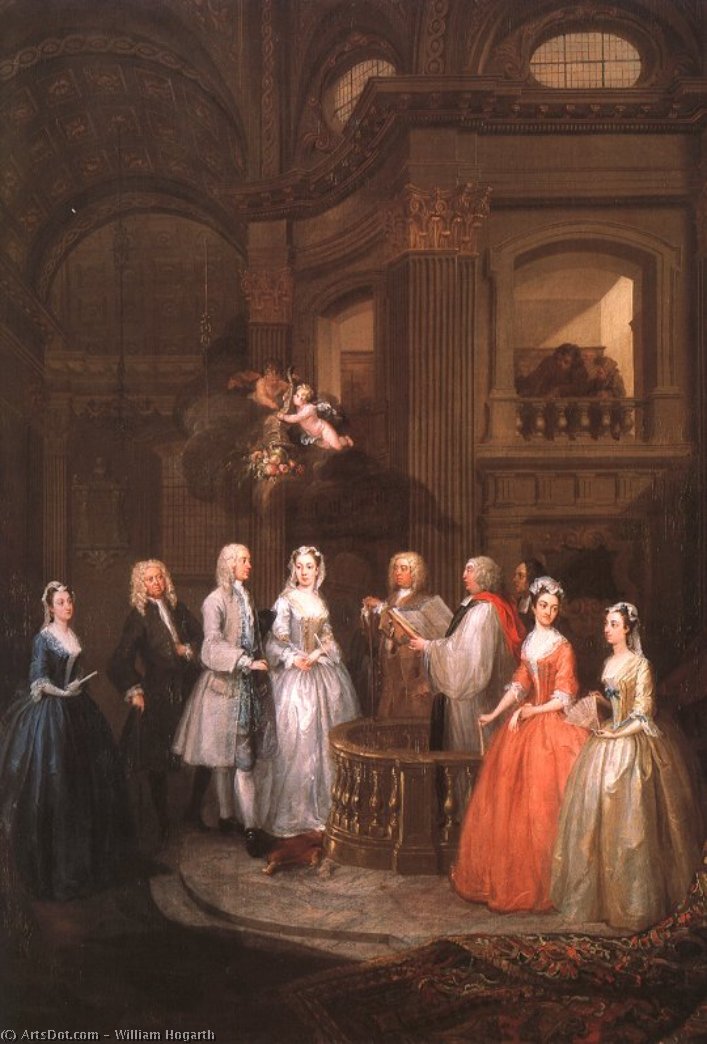The Wedding Of Stephen Bechingham And Mary Cox — William Hogarth