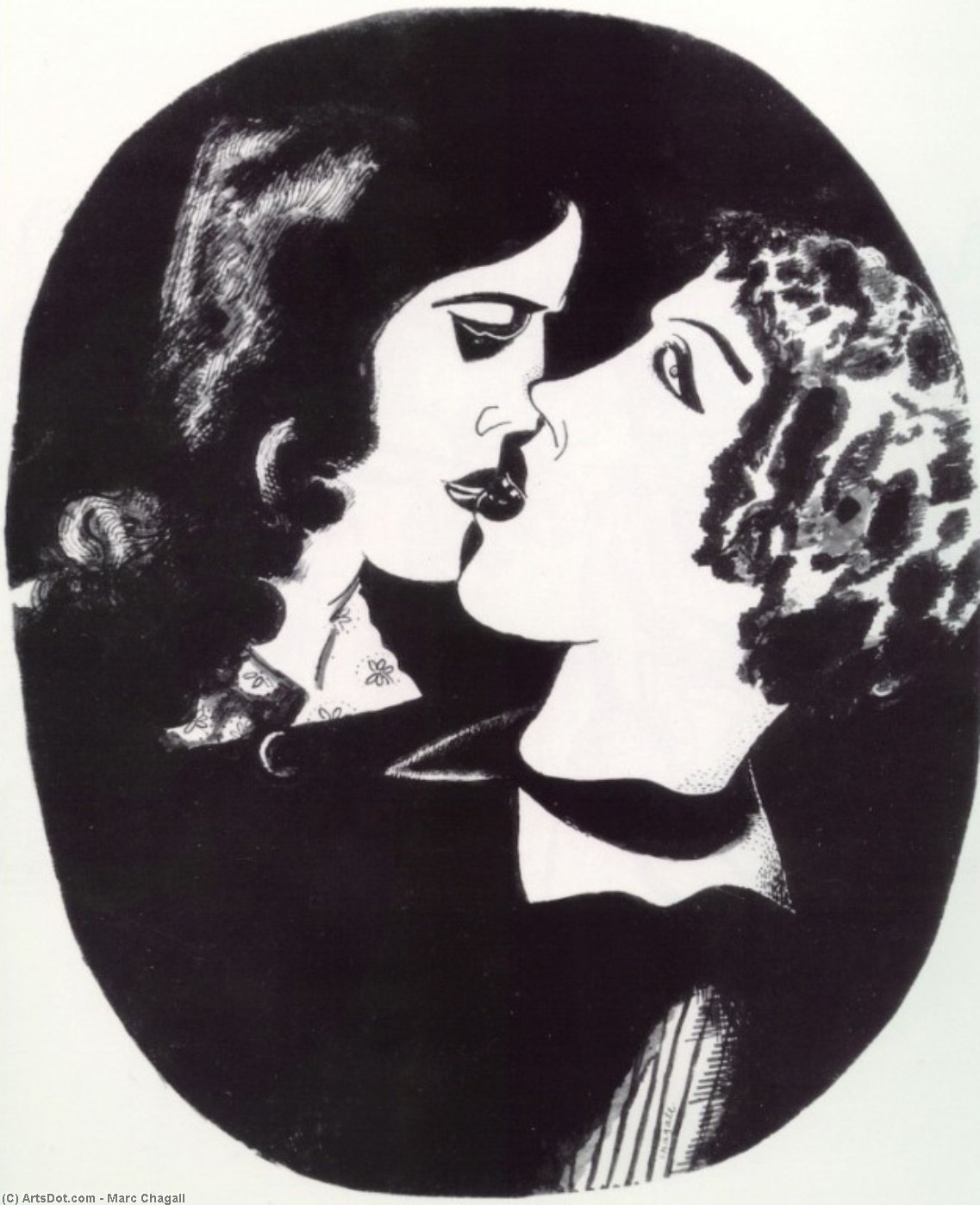 Lovers — Марк Шагал