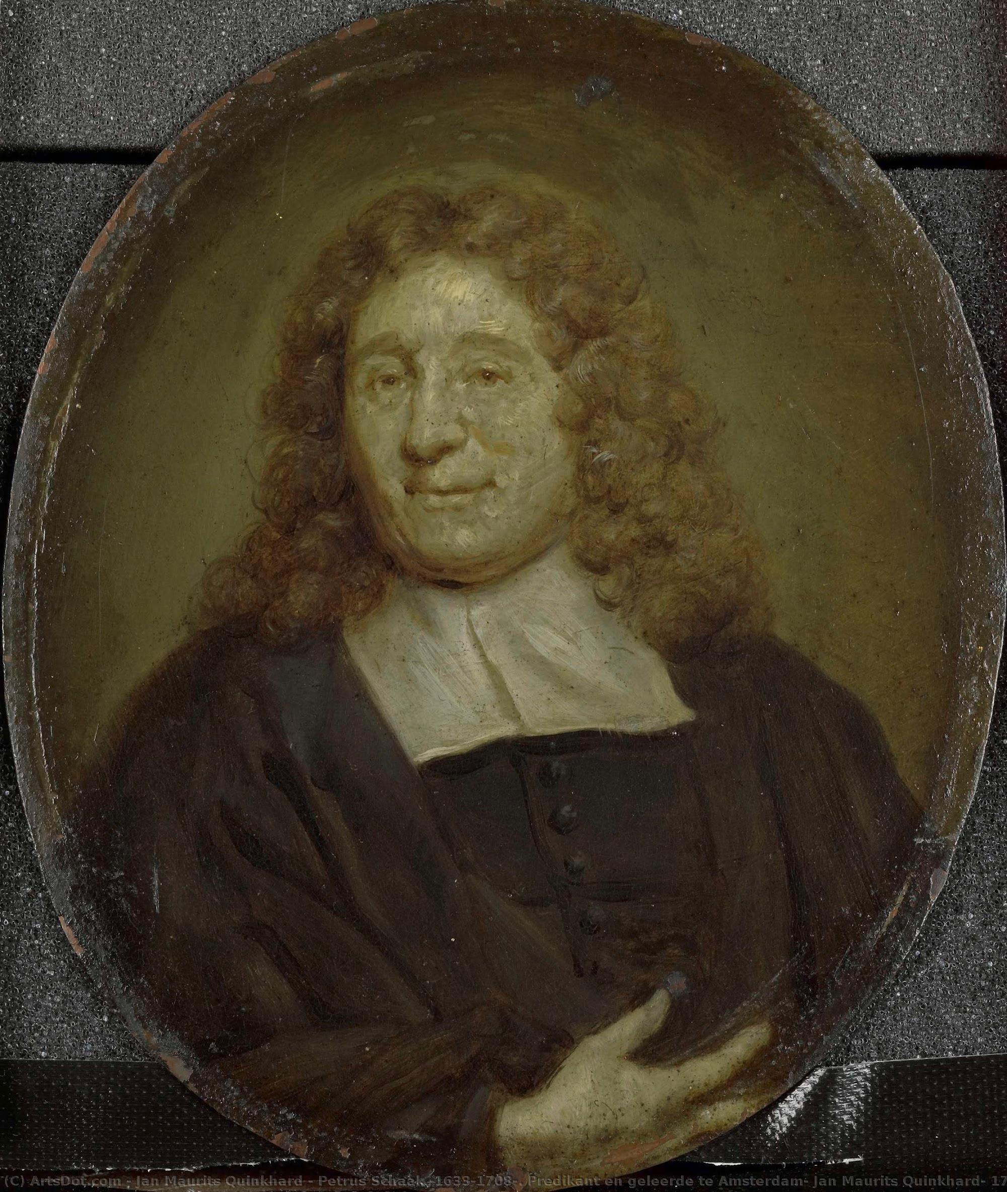 Petrus Schaak (1633-1708). Predikant En Geleerde Te Amsterdam, Jan Maurits Quinkhard, 1732 - 1771 — Jan Maurits Quinkhard