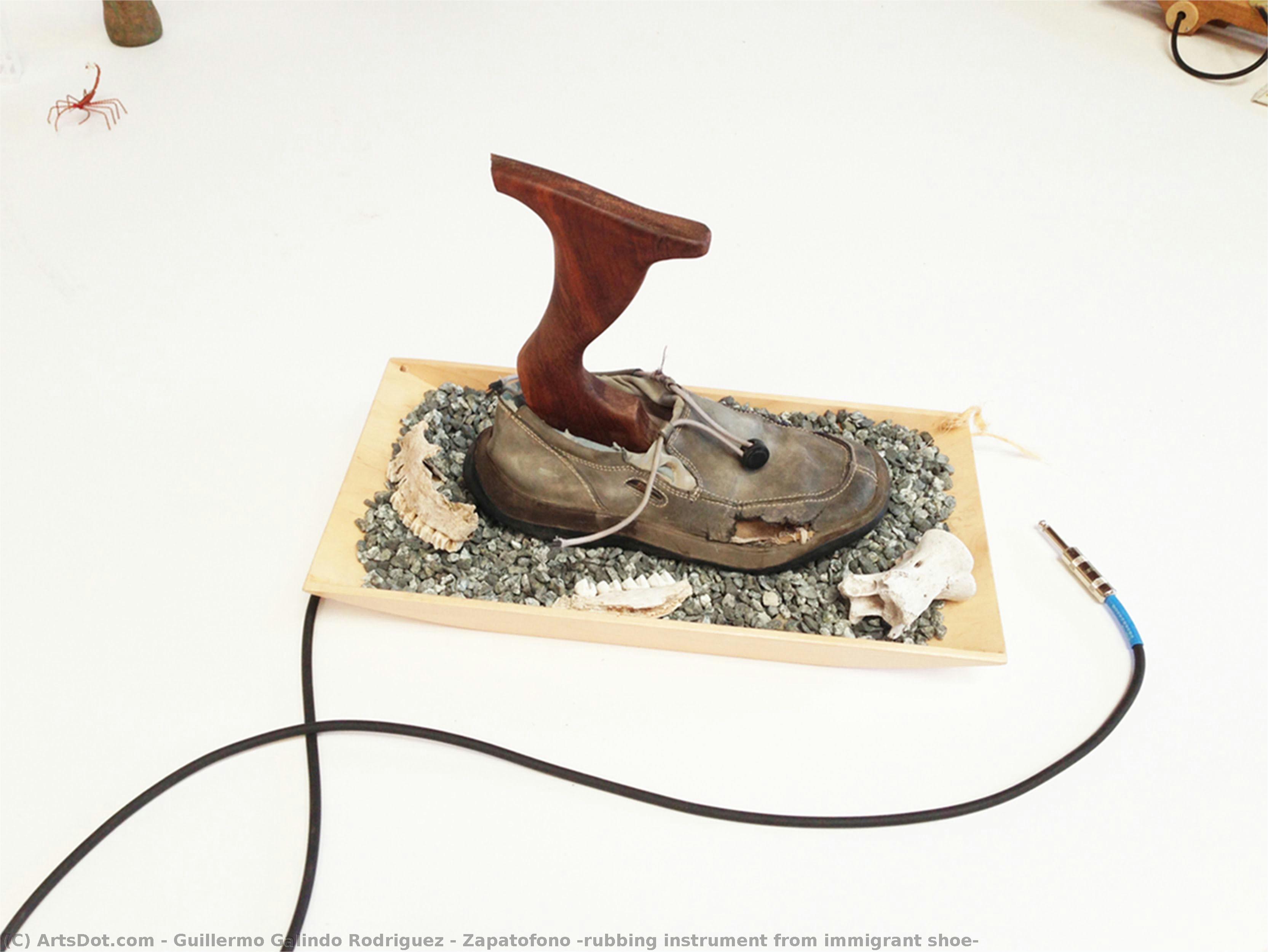 Zapatofono (rubbing Instrument From Immigrant Shoe) — Guillermo Galindo Rodriguez