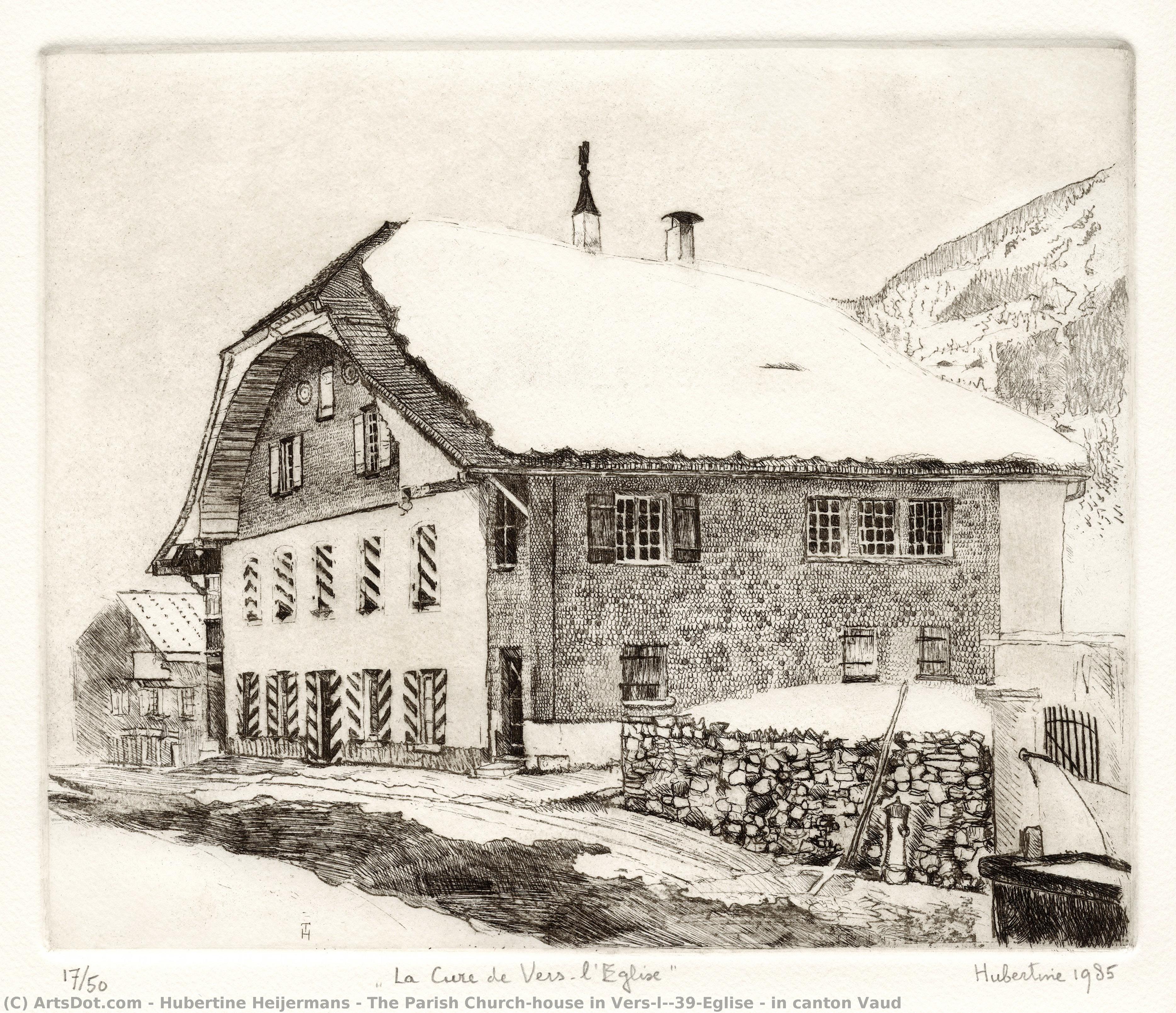 The Parish Church-house In Vers-l'eglise - In Canton Vaud — Hubertine Heijermans