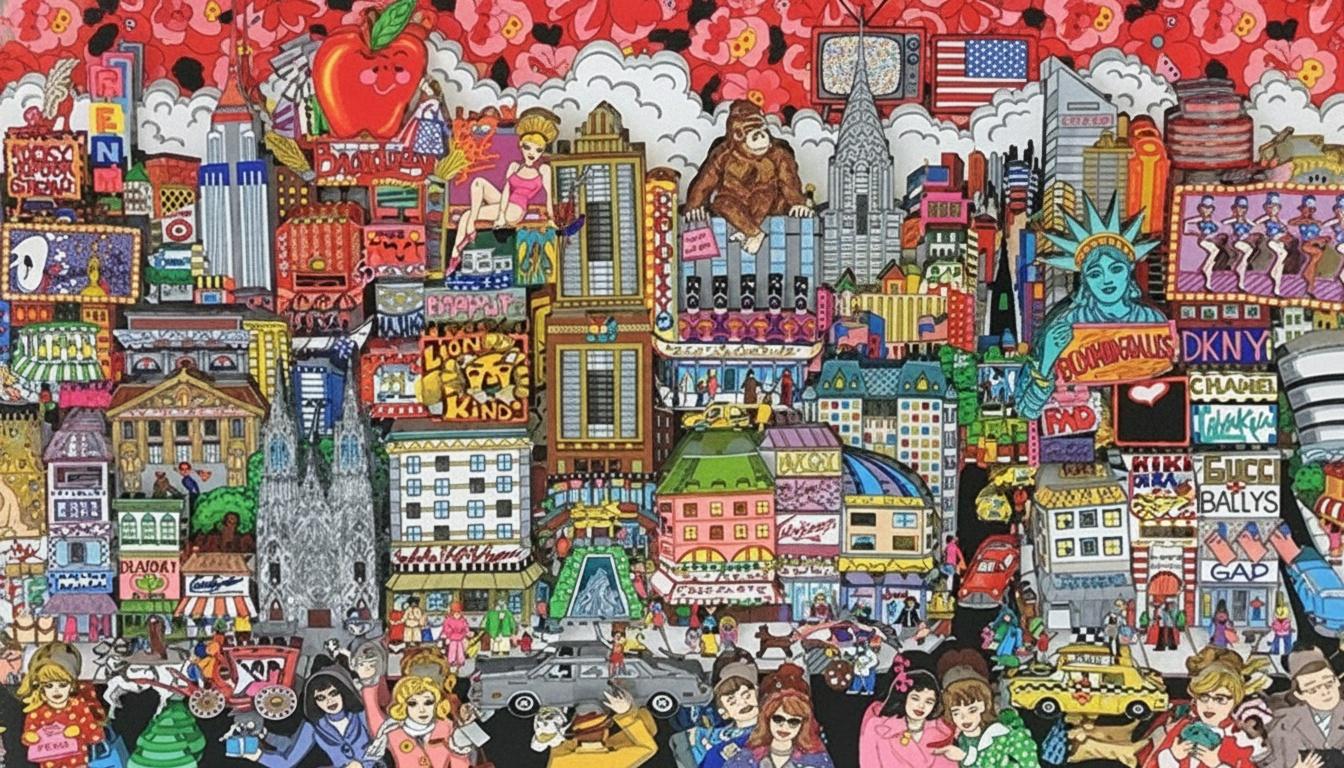 Chromatic Urban Chaos: A Singular Vision Of Hyper-saturated Metropolitan Iconography — Arthur Tessier