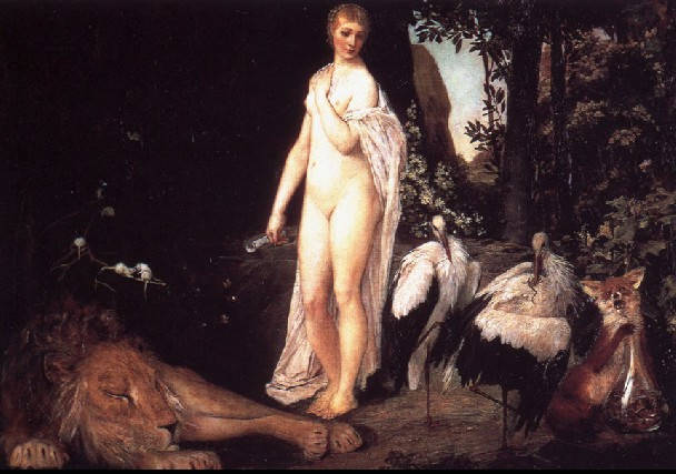 1.fábula, 1883 — Густав Климт