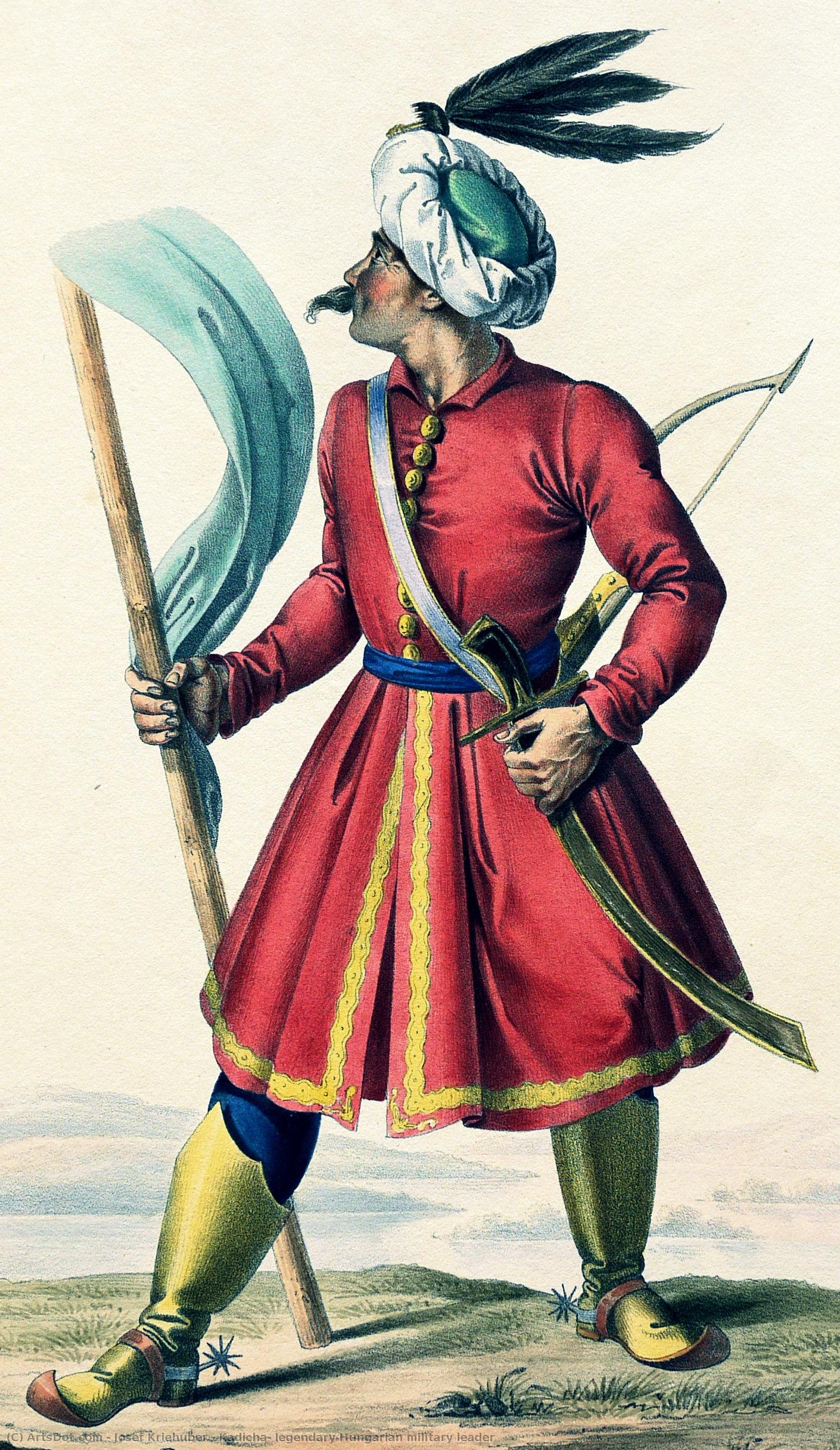 Kadicha, Legendary Hungarian Military Leader — Josef Kriehuber