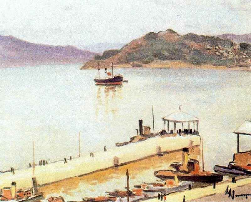 The Entrance Of The Port Of Vigo — Albert Marquet