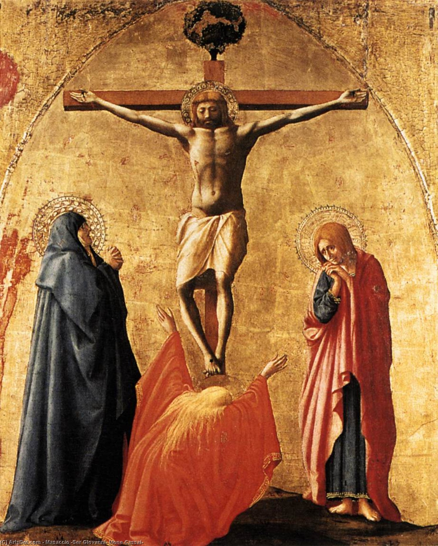 Crucifixion — Мазаччо