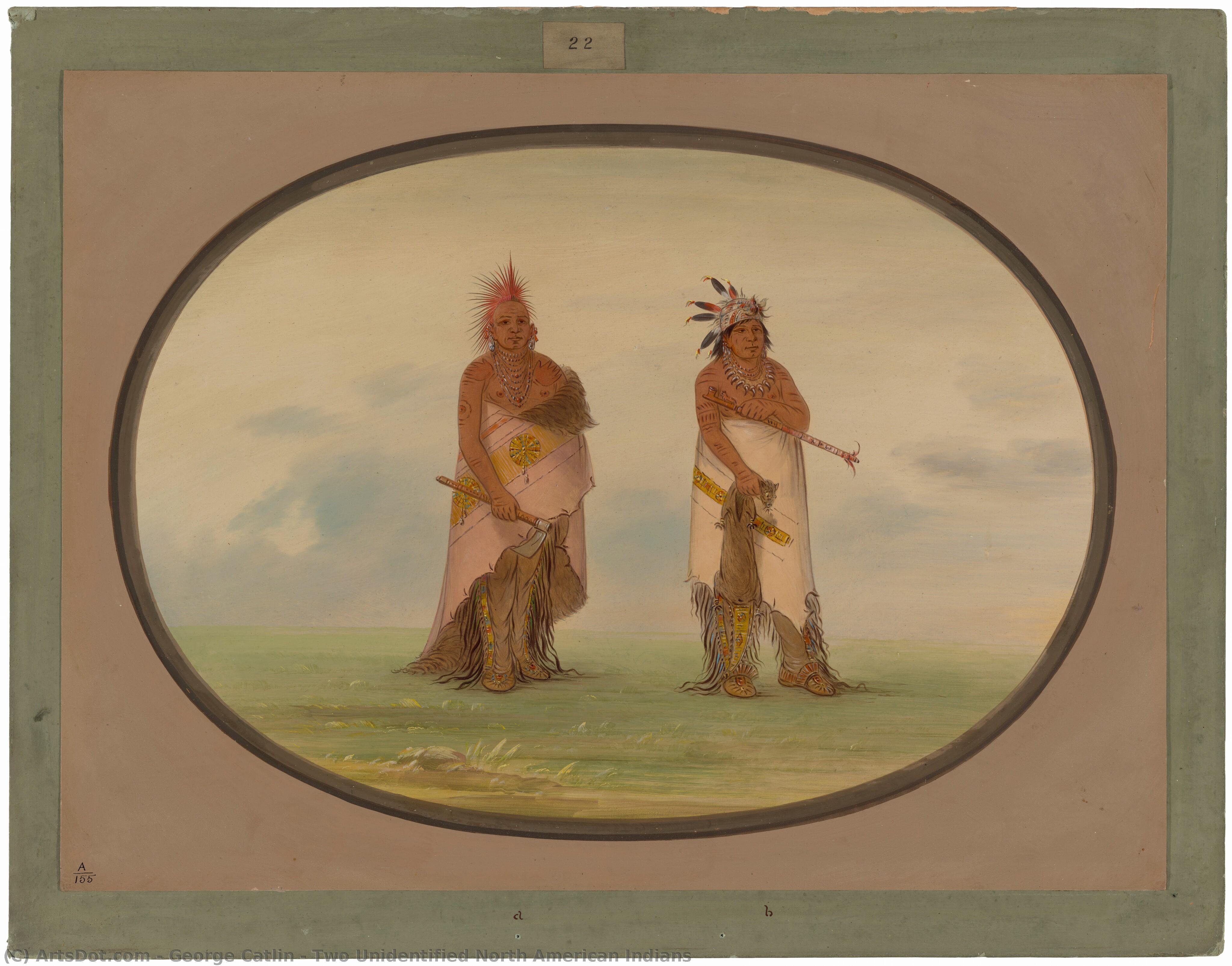 Two Unidentified North American Indians — George Catlin