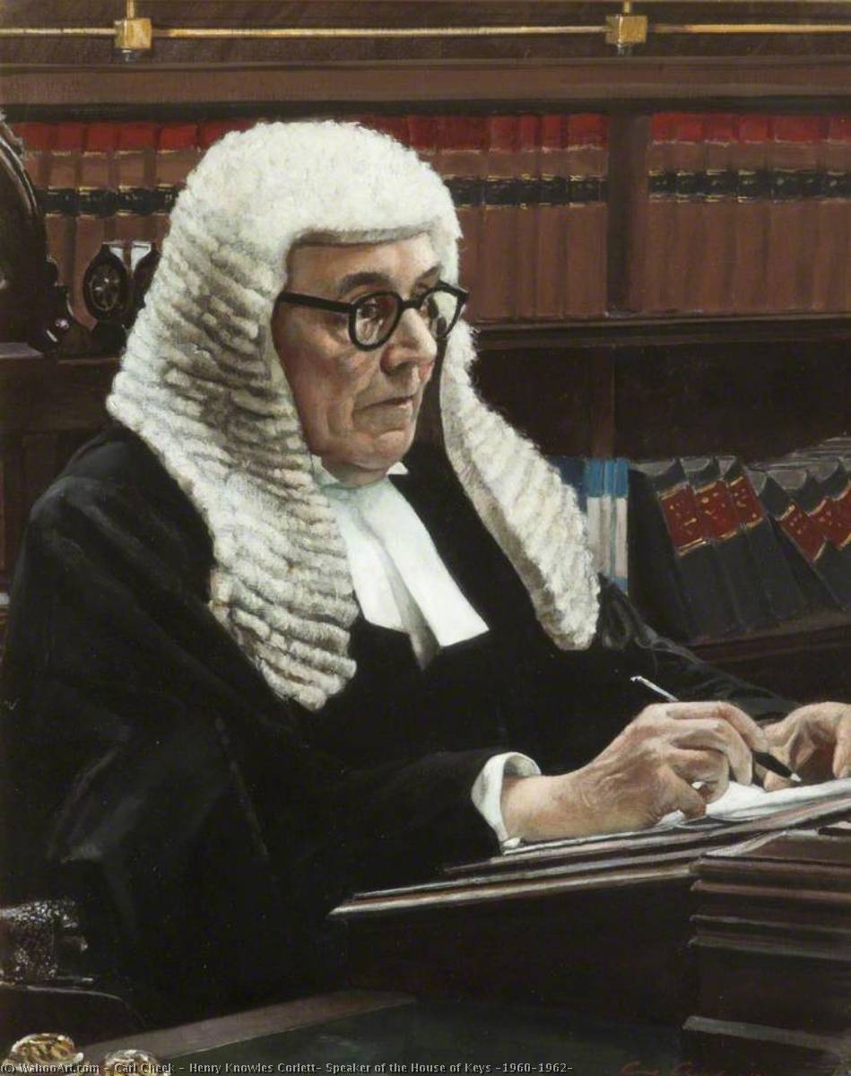 Henry Knowles Corlett, Speaker Of The House Of Keys (1960–1962) — Carl Cheek