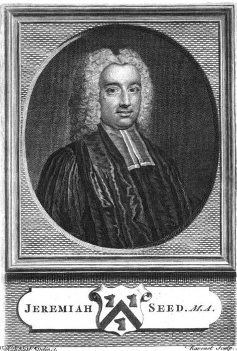 Portrait Of En Jeremiah Seed — Simon François Ravenet