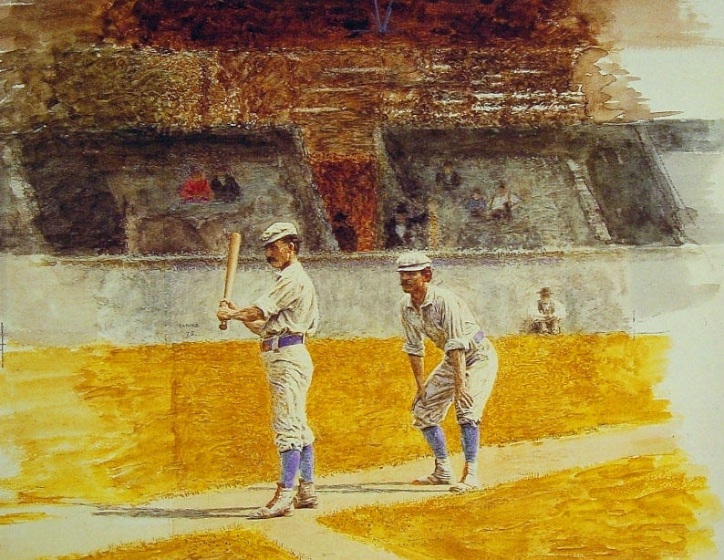Baseball Players Practicing — Томас Эйкинс