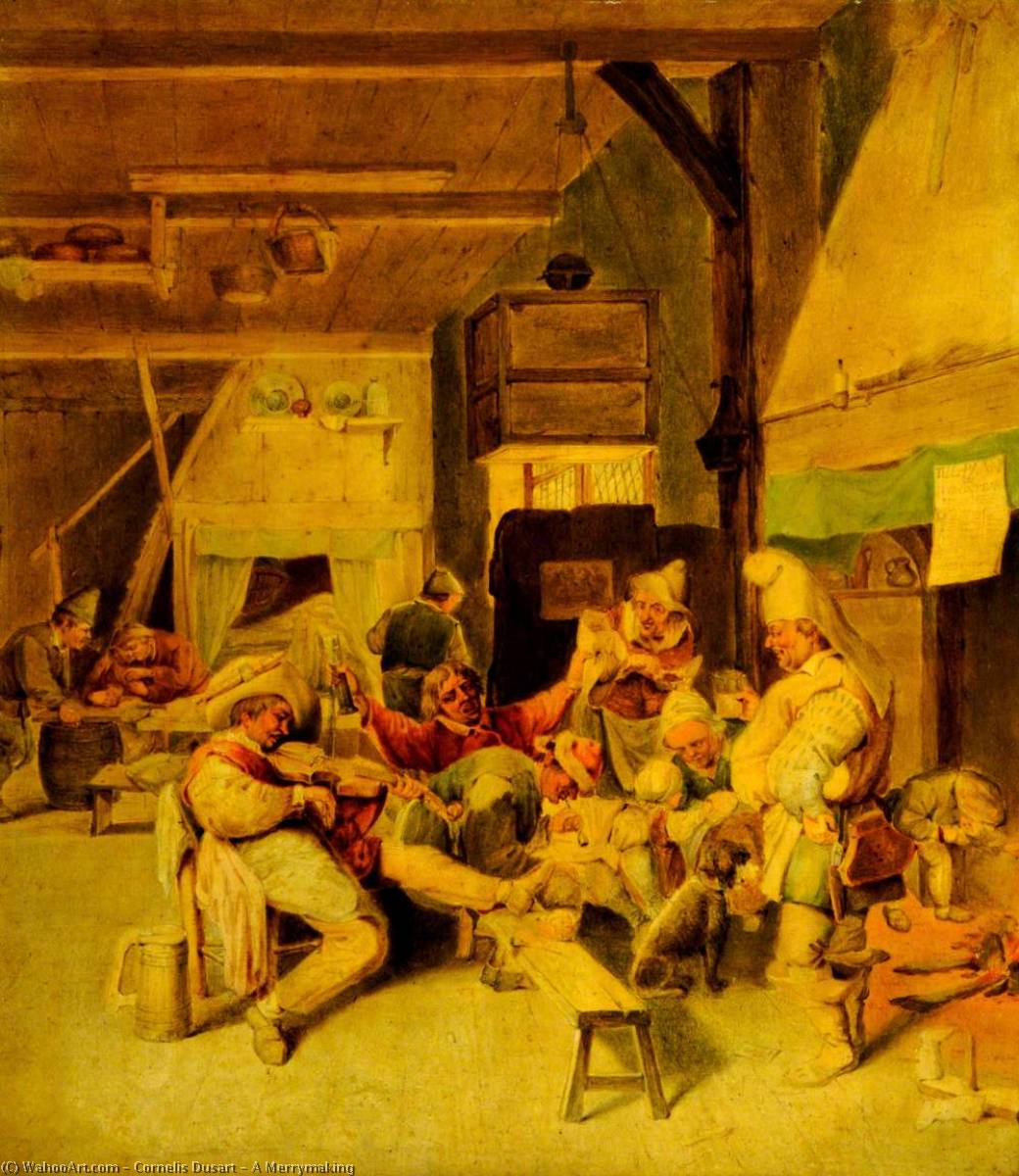A Merrymaking — Cornelis Dusart