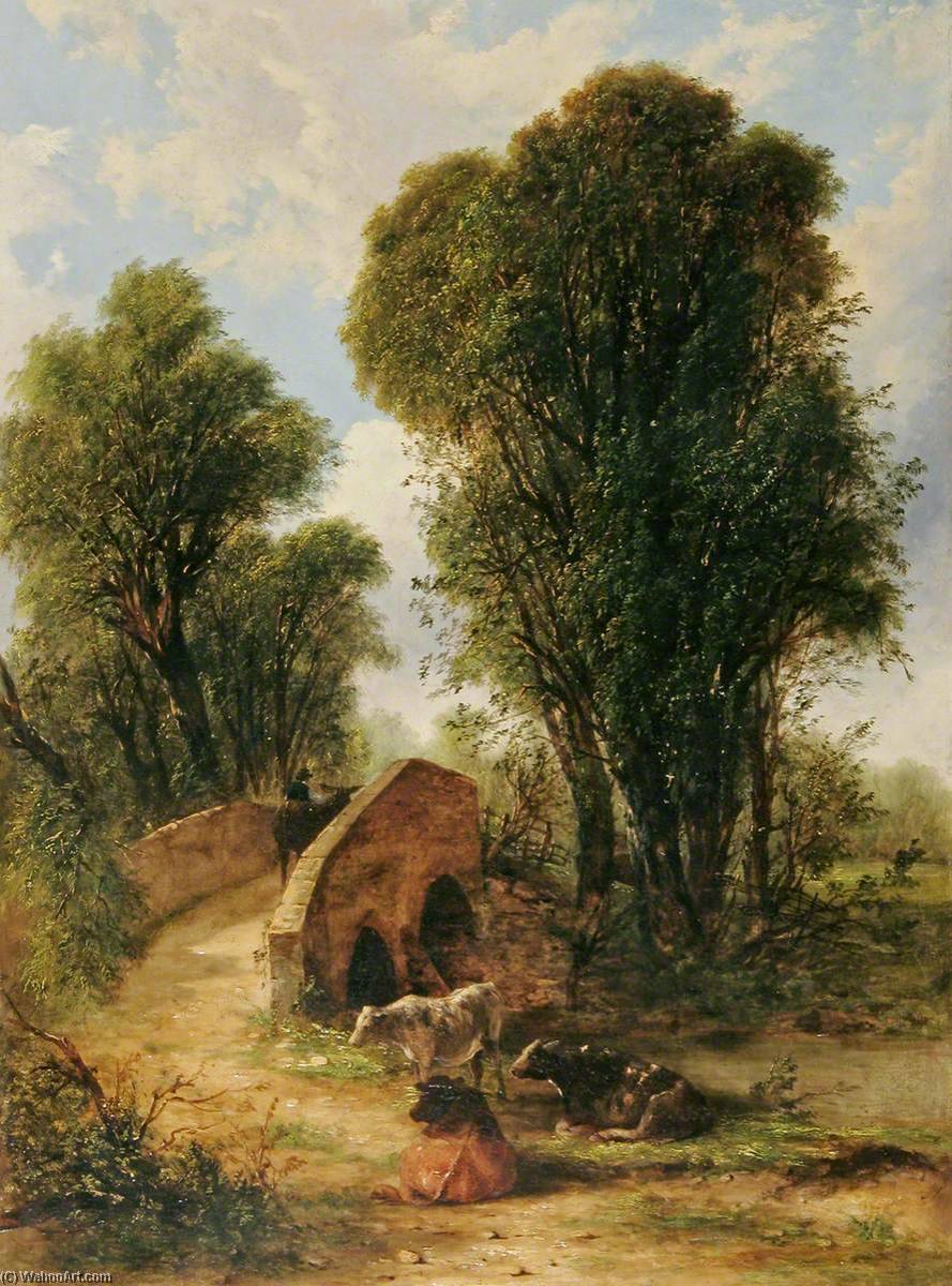 Godstowe Bridge, Oxford — Alfred Priest