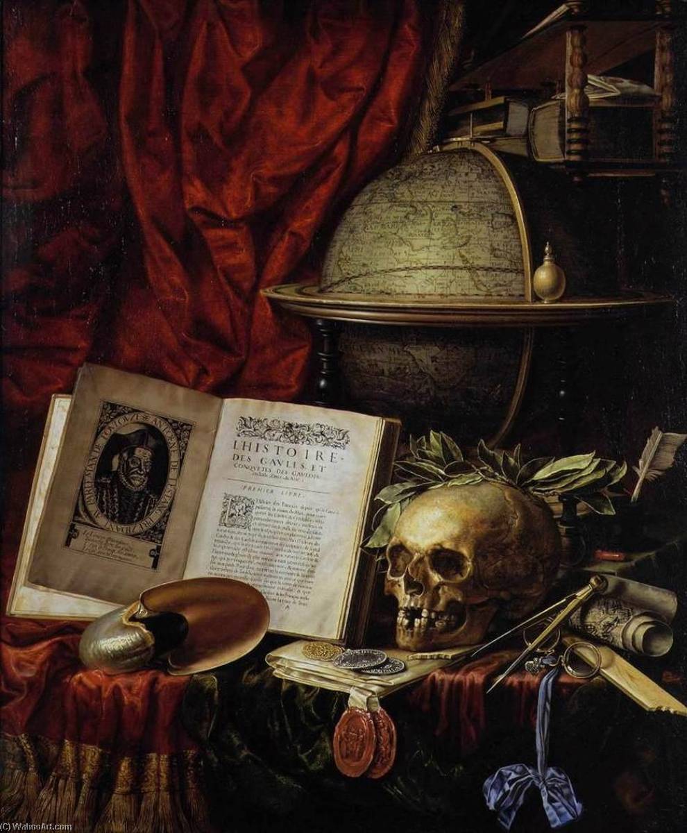 Vanitas Still Life — Christiaen Luyckx